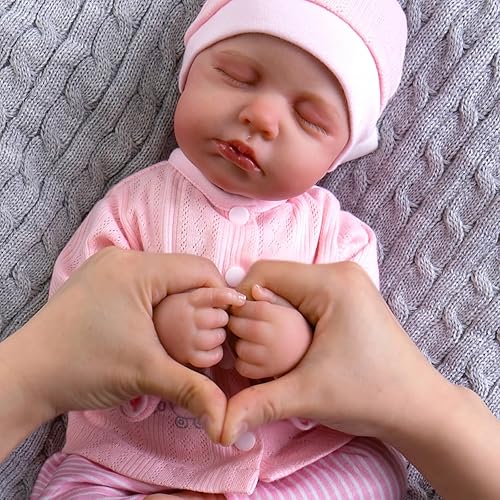 Miniatura 3 de Aori Muñecas de bebé Reborn realistas, de 20 pulgadas, muñeca recién nacida realista con kit de alimentación, regalo para niños a partir de 3 años