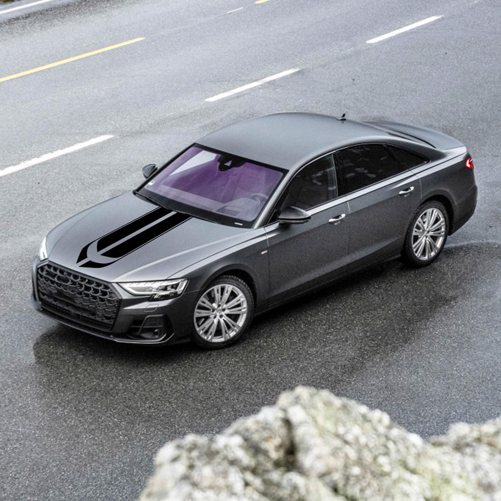 Bilisin Vinyl Car Universal Modified Hood Decal DIY Auto