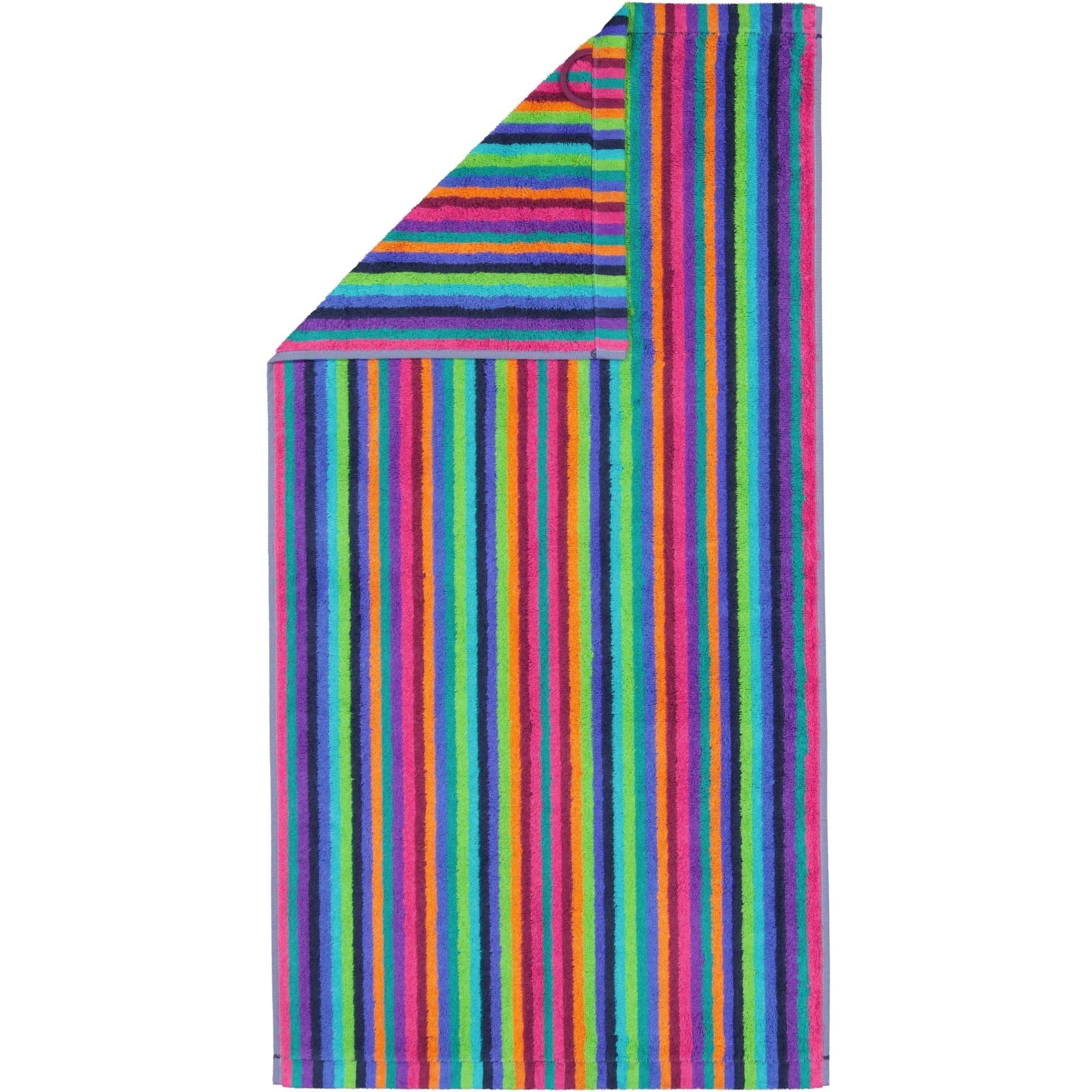 Toallas de mano a rayas multicolor 84 cm
