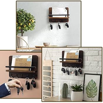 Amazon.co.jp: キズナシリーズ ウォールシェルフ 壁を傷つけない