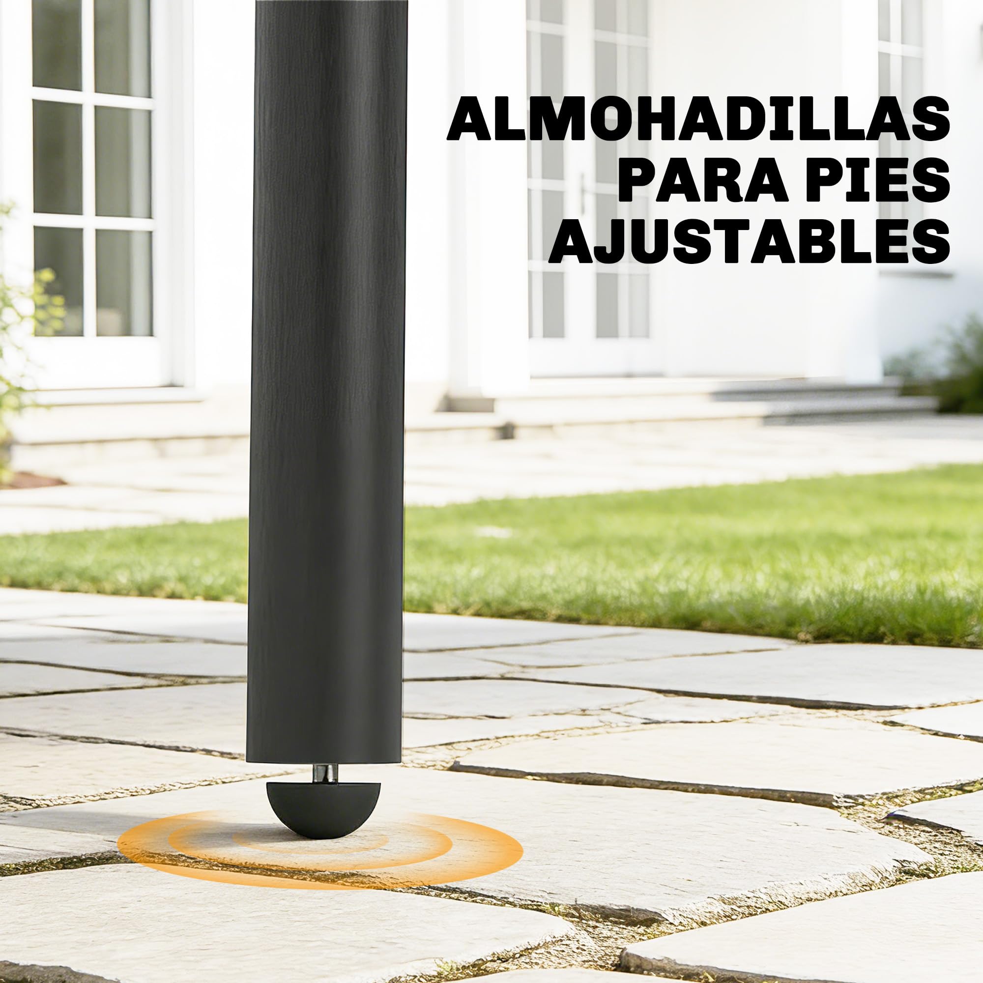 Outsunny Mesa de Comedor de Jardín Rectangular de Acero 120x70x72 cm Gris | Mesa de Terraza Exterior con Tablero con Listones, para 4 Personas, Carga 50 kg, para Patio, Balcón