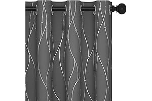 Curtains for Living Room Blackout - Deconovo Blackout Curtains 84 Inches