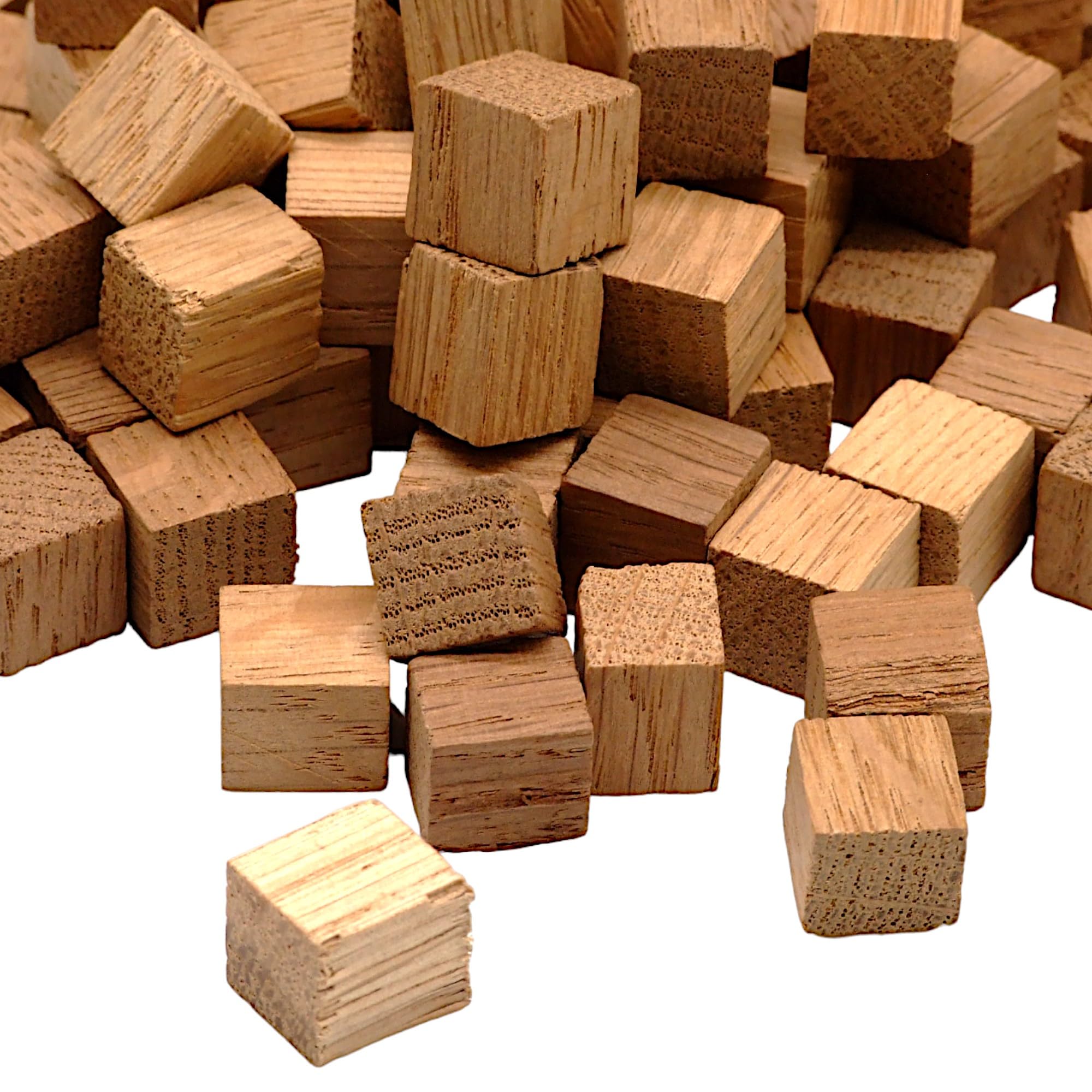 AlcoFermBrew French Oak Cubes 400g - Light Toast, French Oak Squares, Oak Wood Cubes, Oak Flakes, Oak Chips