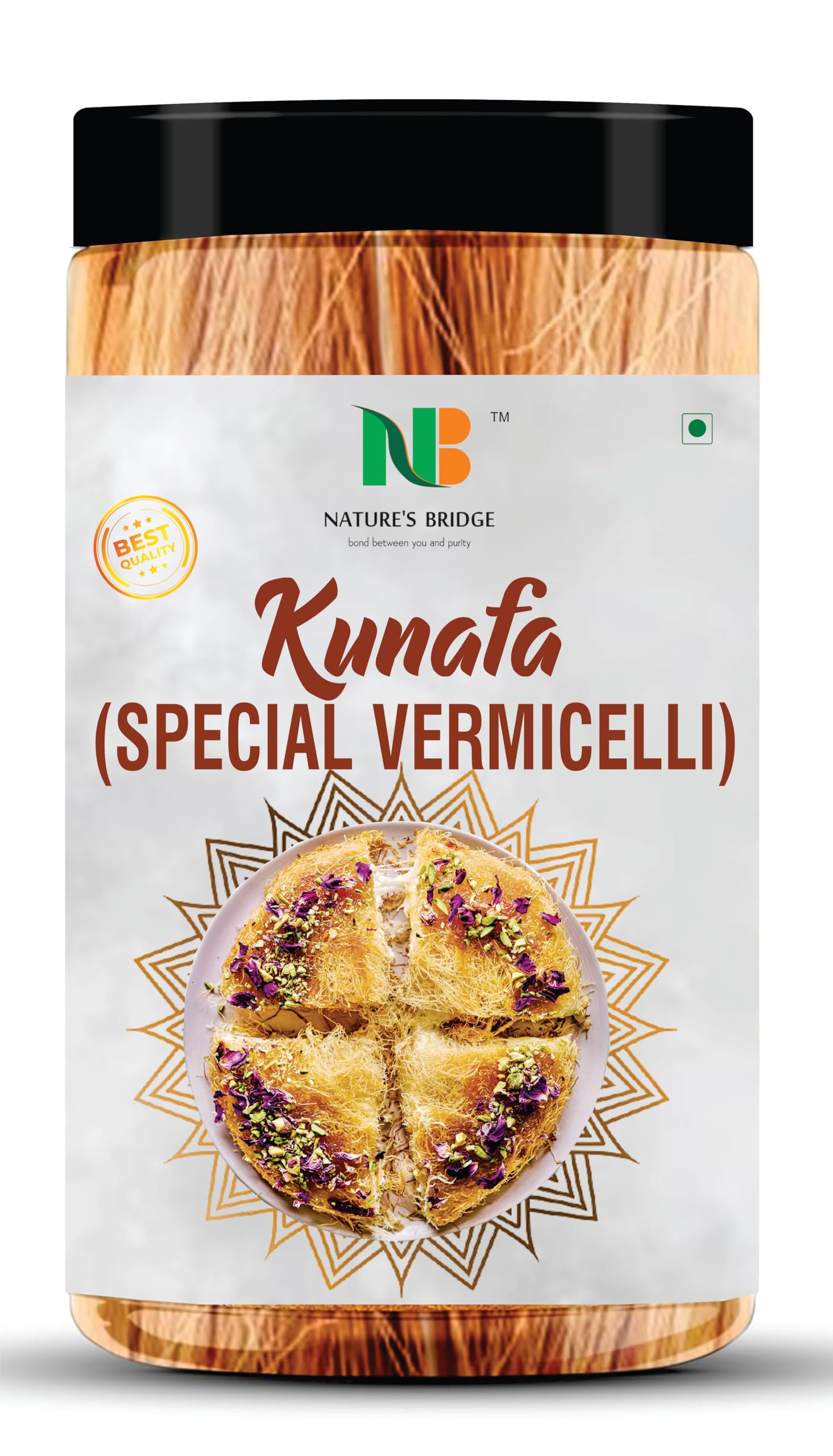 Nature's Bridge Kunafa Special Vermicelli Arabic Dish Sweet Dish Maker 300 gram-image-7