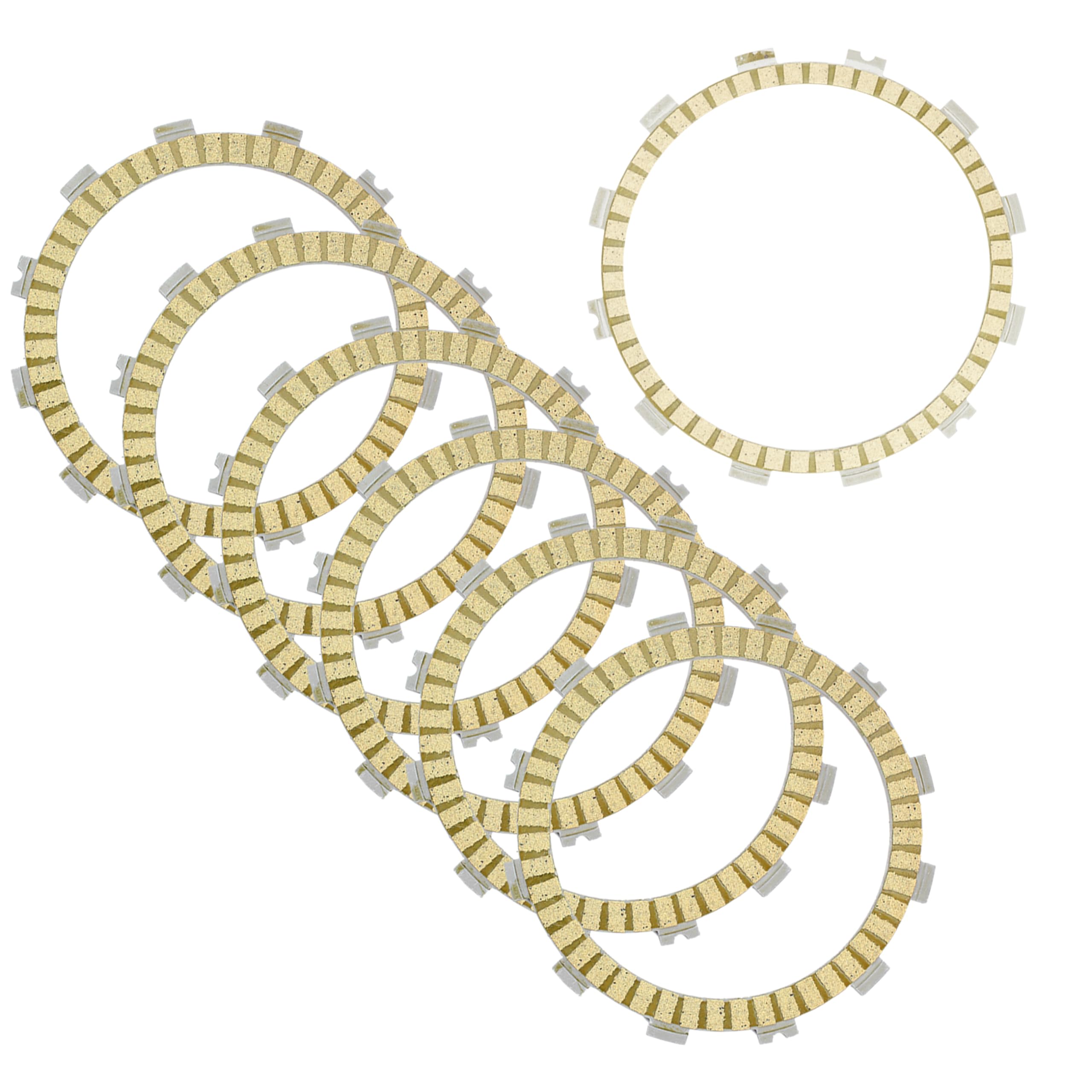 Caltric Clutch Friction Plates Compatible with Suzuki V-Strom 650 DL650 2004-2009 2011