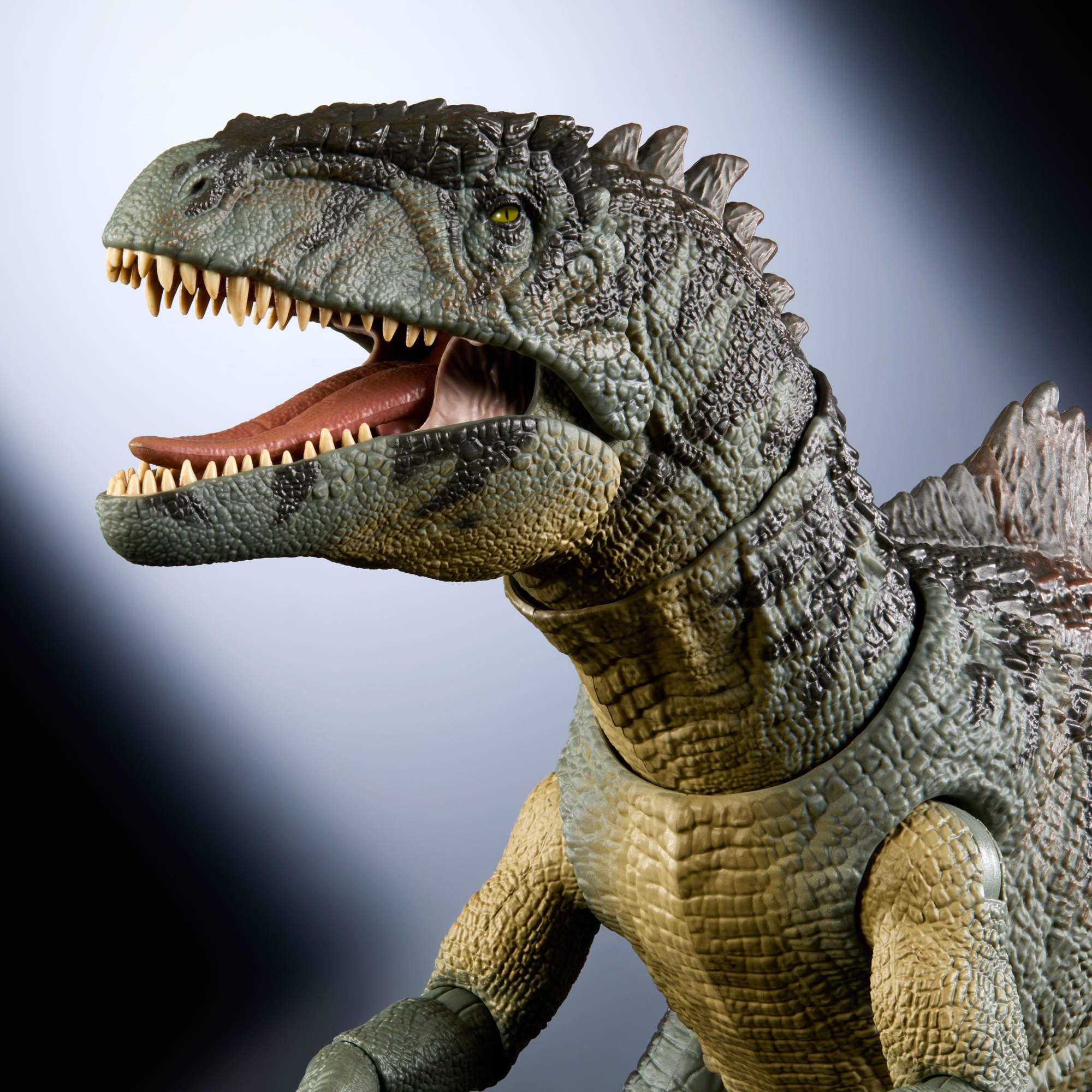 Mattel Jurassic World Dominion Hammond Collection - Figura de dinosaurio Giganotosaurus, 21 articulaciones, ojos de cristal, cola con alambre y lengua posable Mattel Jurassic World Dominion Hammond Collection - Figura de dinosaurio Giganotosaurus, 21 articulaciones, ojos de cristal, cola con alambre y lengua posable