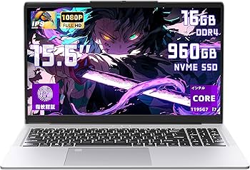 累積使用時間短い極美品✨１１世代コアｉ７に超高速ＳＳＤ５１２ＧＢ＆１６ＧＢメモリ Amazon.co.jp: Core i7-1195G7 15.6インチ【第11世代】ノートパソコン