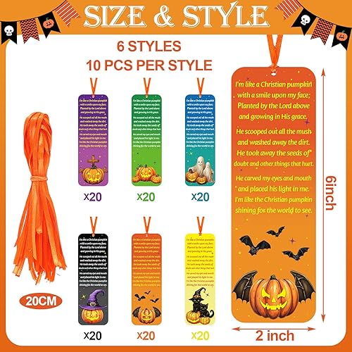 Miniatura 2 de 60 marcapáginas con texto en inglés "Rely On God Frog" F. R. O. G. Cristiano con versículos bíblicos, regalo para niños, marcadores inspiradores