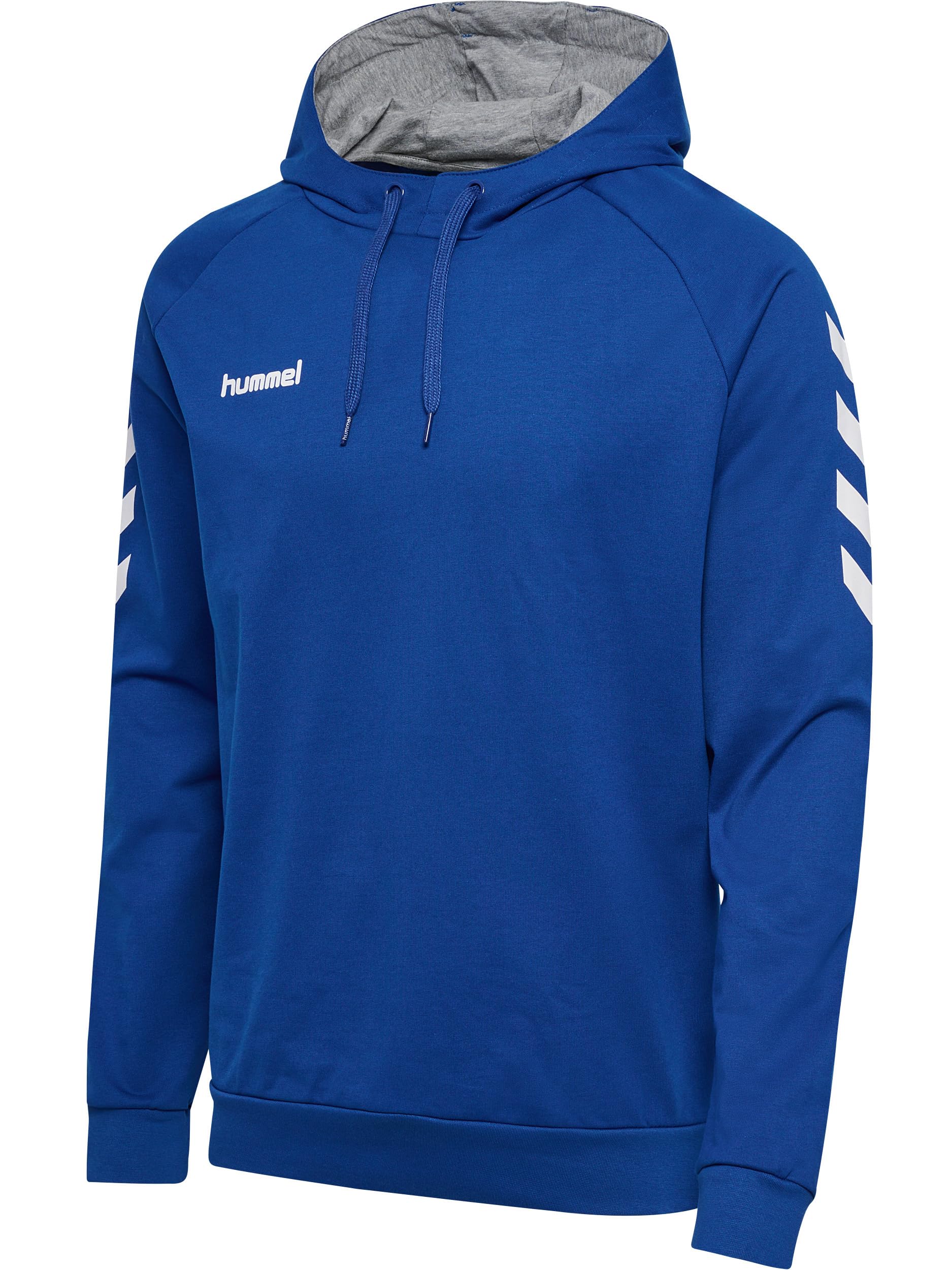 hummel Men HMLGO COTTON Hoodie - True Blue, Large