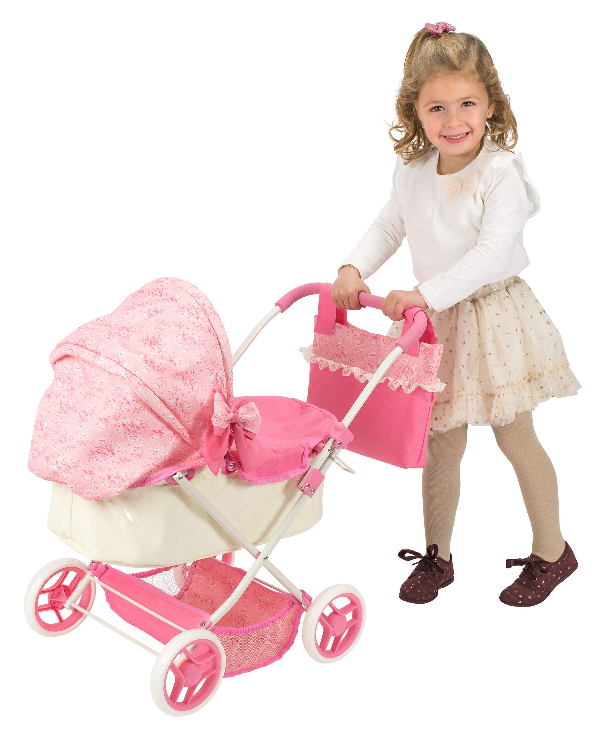 Olivia's Little World 2In1 Kids Baby Doll Pram, Pushchair