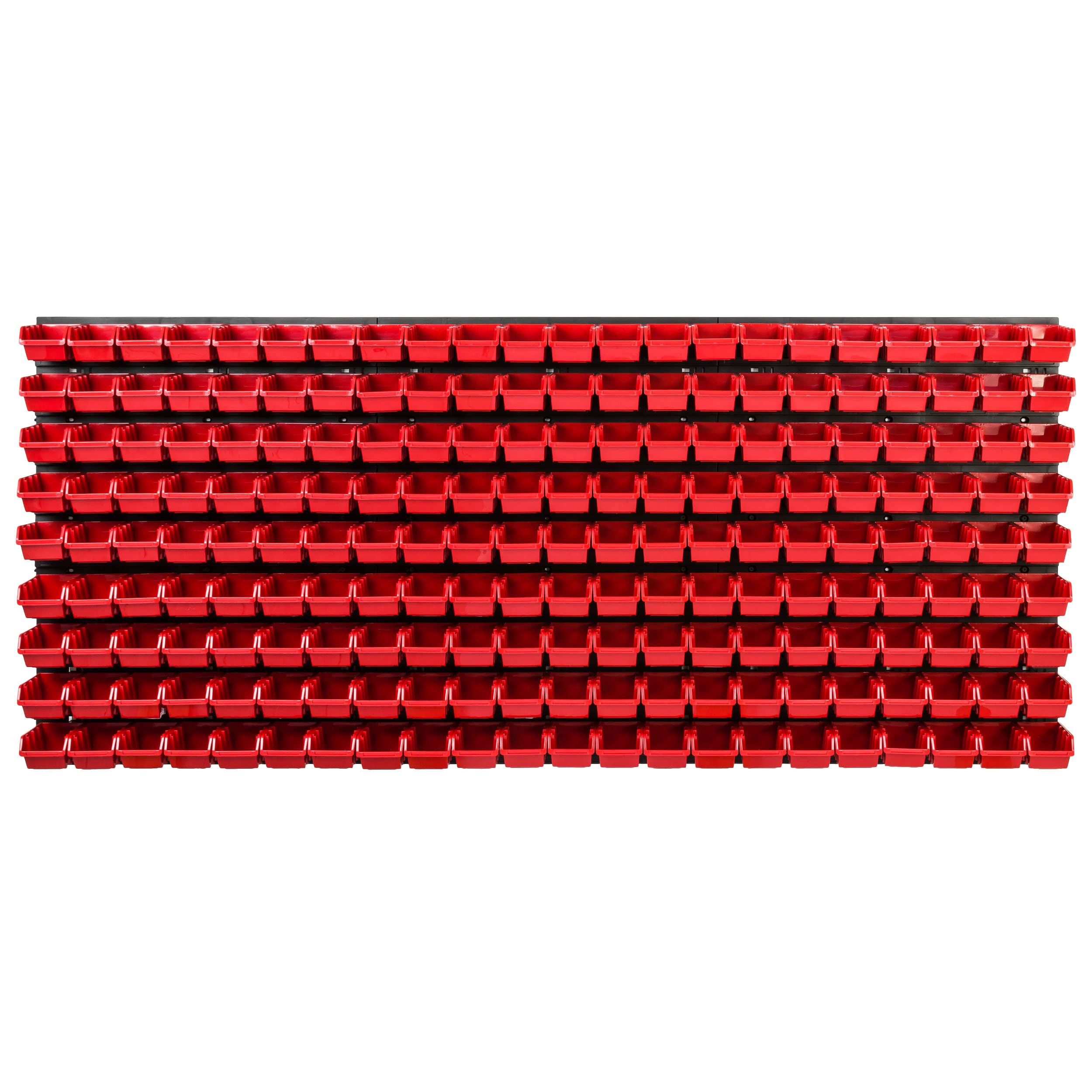 SimpleThing Système de rangement étagère d'atelier | 172 x 78 cm | 198 pièces. Boîte | Étagère murale avec boîtes empilables - Plaques murales extra solides - Étagère murale perforée - Étagère de