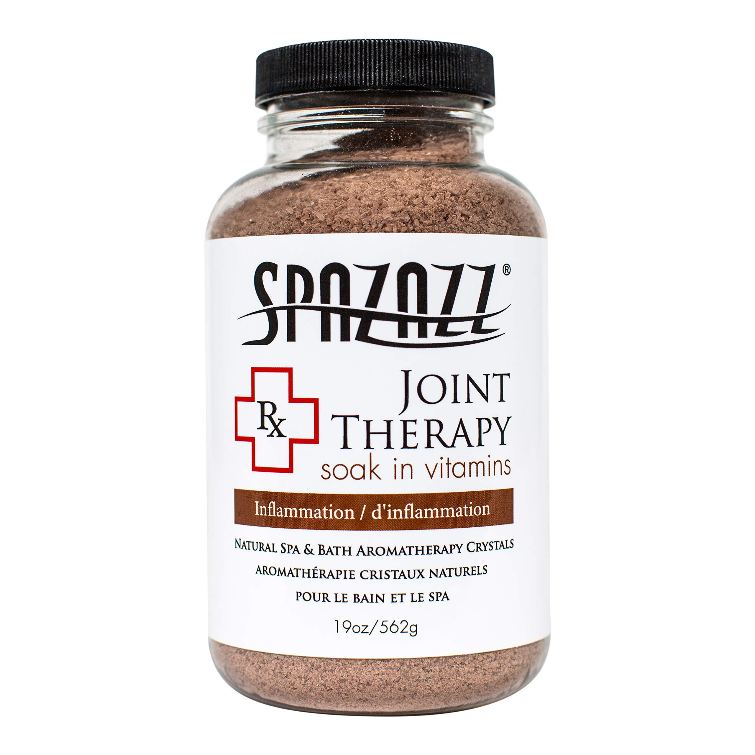 SpazazzSPZ-602 RX Therapy Crystals Container Bath Minerals, 19-Ounce, Joint Therapy Inflammation