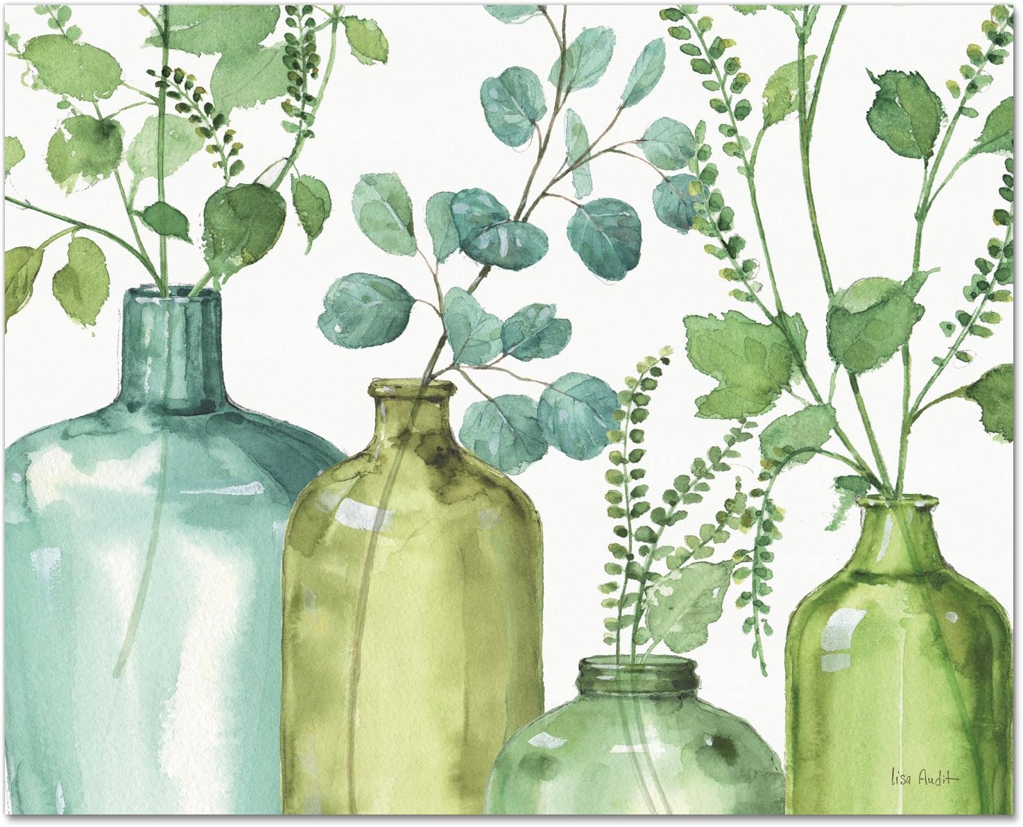 CounterArt Mason Jars & Florals 3mm Heat Tolerant Tempered