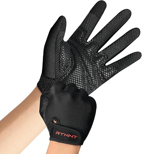 Miniatura 2 de ZEROFIRE Guantes de entrenamiento para mujeres y hombres, guantes de levantamiento de pesas con protección completa de la palma y agarre extra para