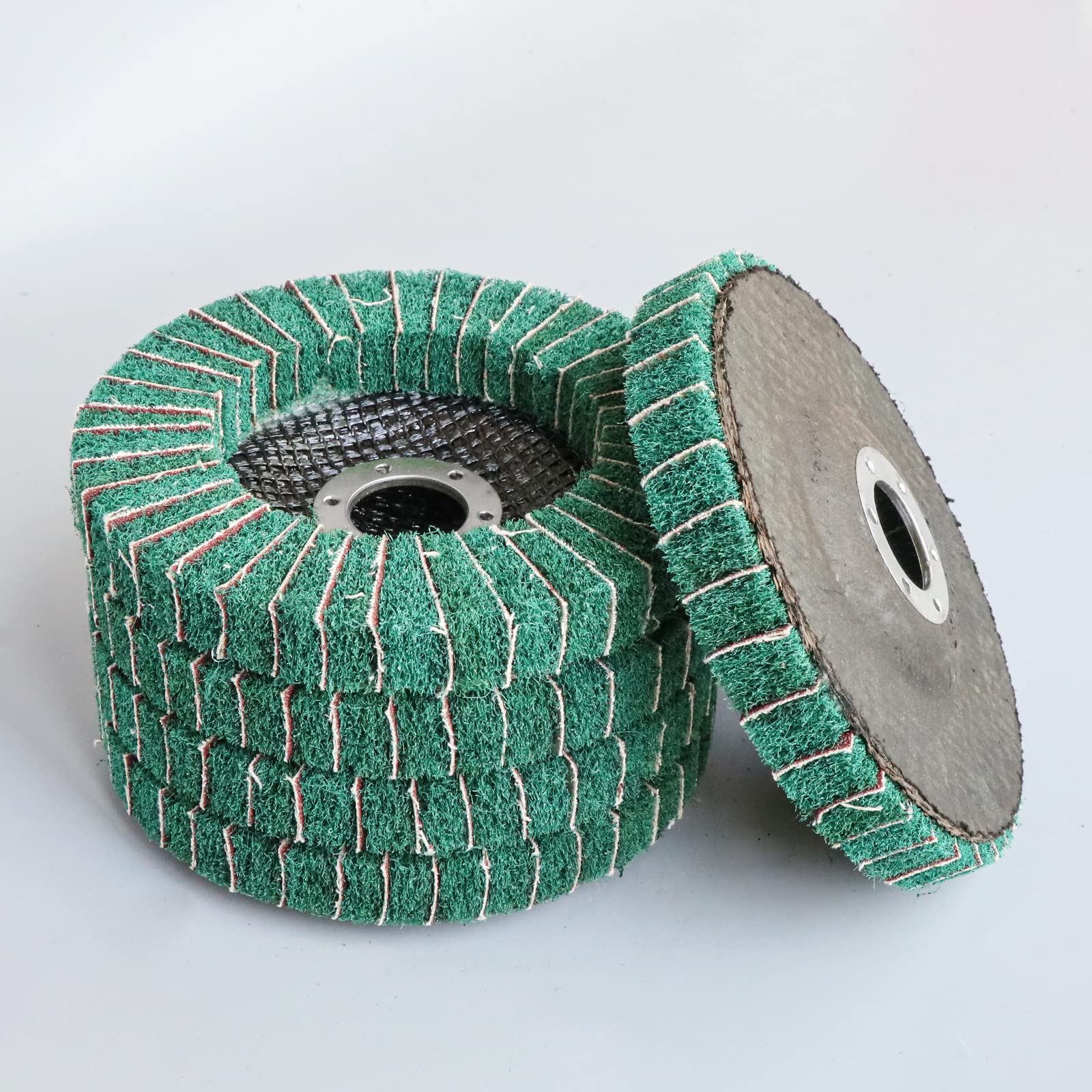 5-calowa tarcza polerska Scoupad z nylonowym włóknem, polerująca, szlifierska, włóknina, 125 * 22 mm(5Pcs)