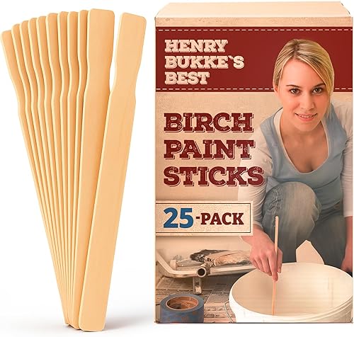 Palitos para remover pintura (10 cajas de 100) de 12 pulgadas a granel Clean USA Birch Henry Bukkes Best