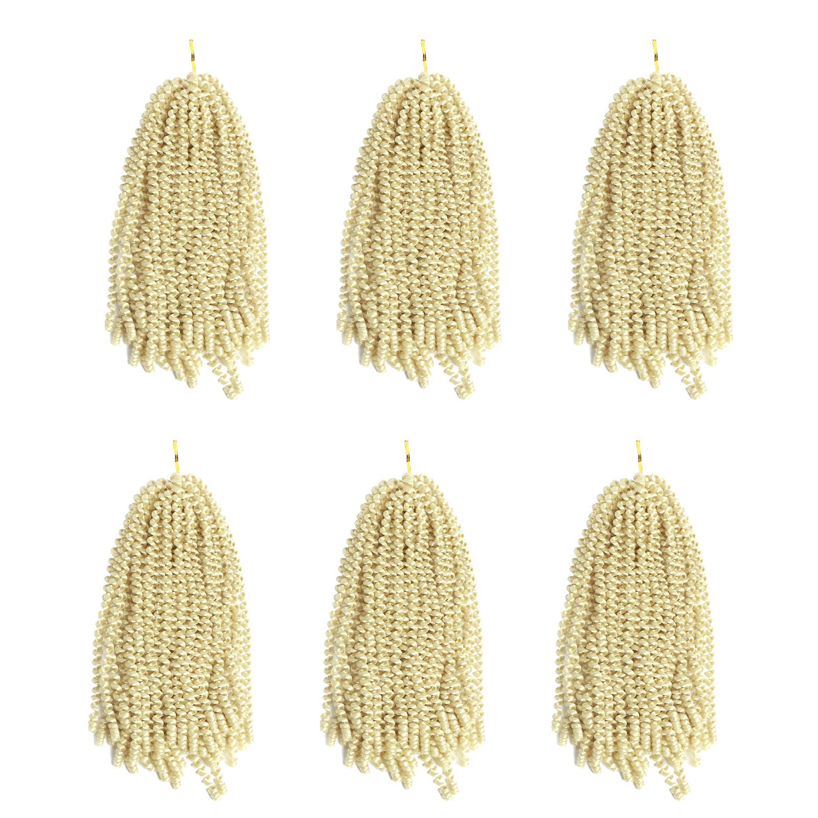 Photo 1 of Spring Twist Hair 14 inch 6 Packs Fluffy Spring Twist Crochet Hair