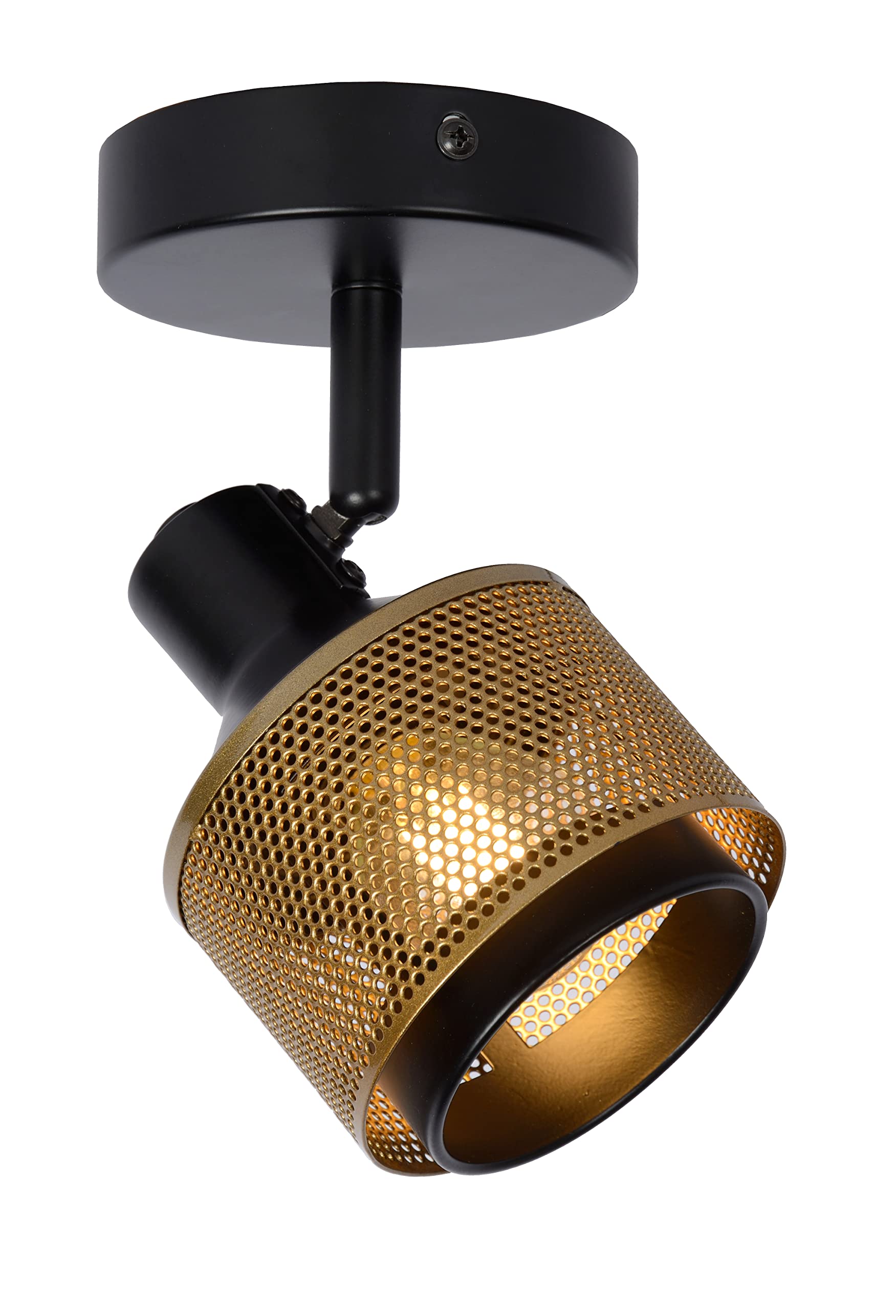 Lucide Black Rafa - Ceiling Spotlight - 1Xe14