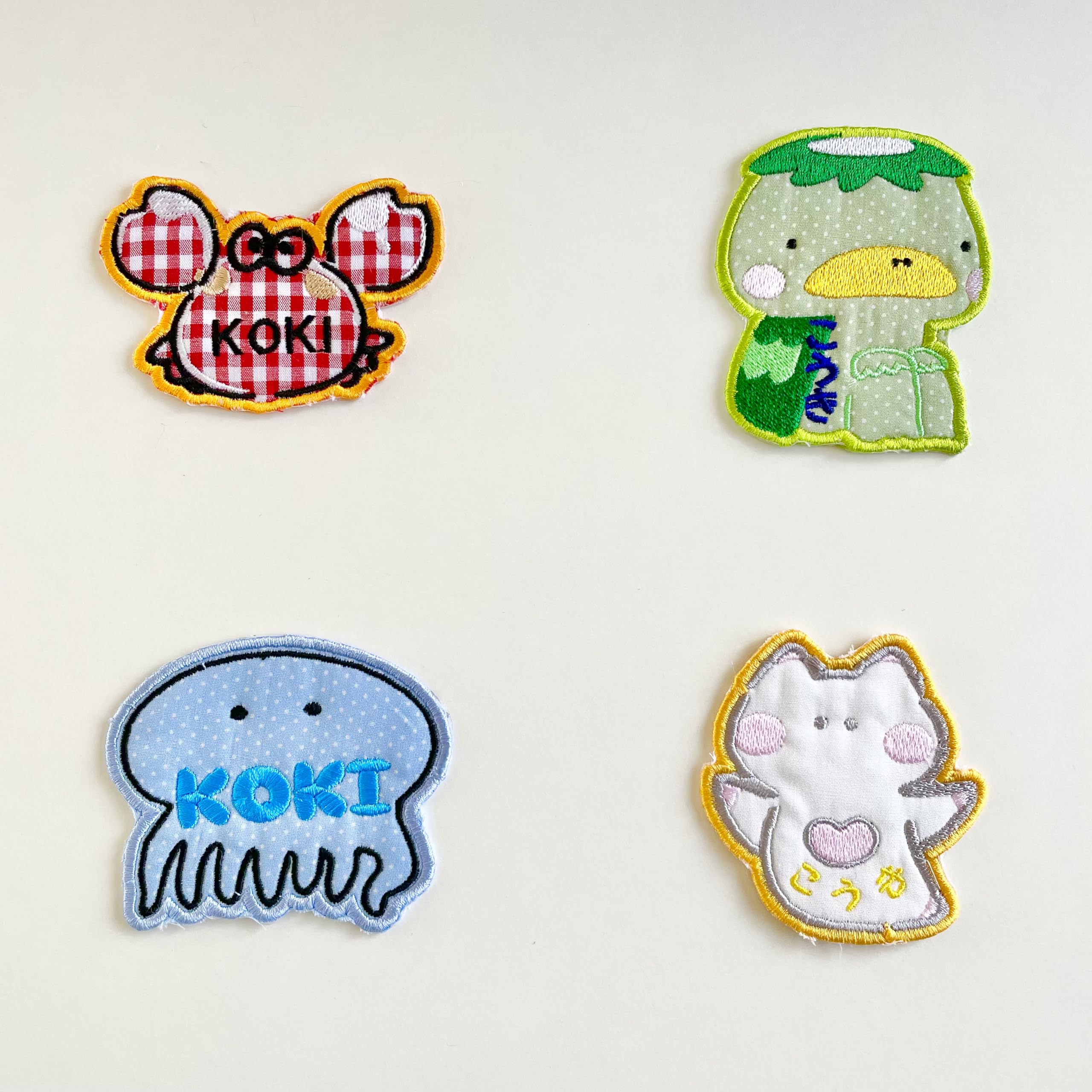Amazon.co.jp: 【 動物 海人気 アニマル 】 お名前 ワッペン 刺繍 