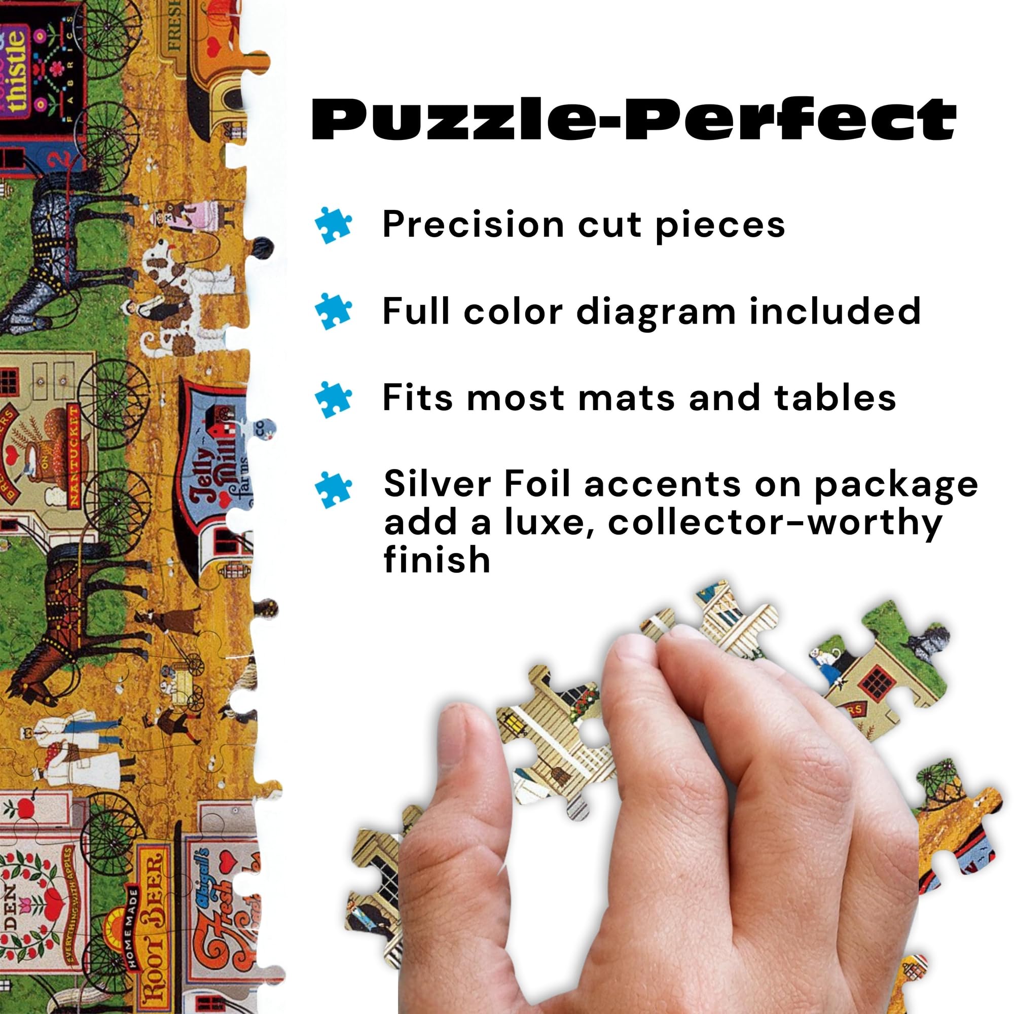 Buffalo Games - Silver Select - Charles Wysocki - Storin' Up - 1000 Piece Jigsaw Puzzle for Adults -Challenging Puzzle Perfect for Game Nights - Finished Size is 26.75 x 19.75