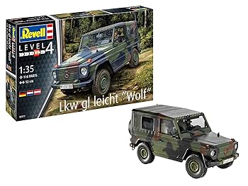 レベル1/35 KUEBELWAGEN他 Amazon | ドイツレベル 1/35 ドイツ軍 LKW 軽車両 ウルフ