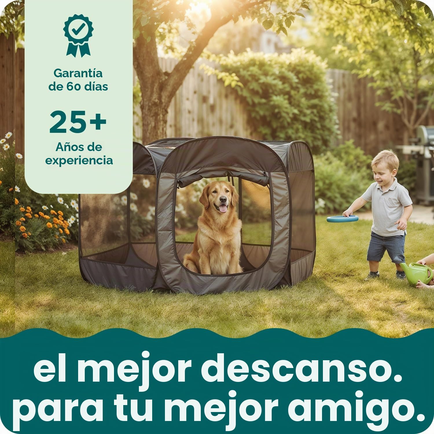 Furhaven Pop Up Playpen Pet Tent Playground - Gray, Extra Large