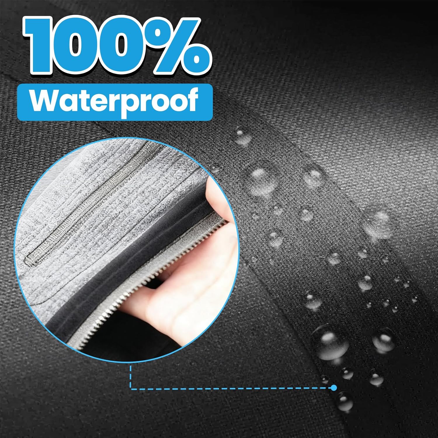 LLPT Wetsuit Repair Tape Iron On 0.8” x 16.5 Ft Seam Sealing Patch Waterproof for Neoprene Wetsuit Drysuit Fishing Suits Industrial Standard Carrier Material Color Black(IR865)