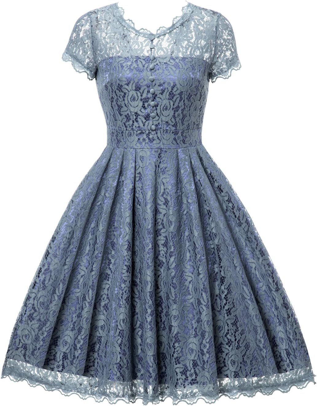 Gigi Empty Elegant Lace Gown Evening Cocktail Dress Dresses Midi Vintage 50 Year Wedding Anniversary Party