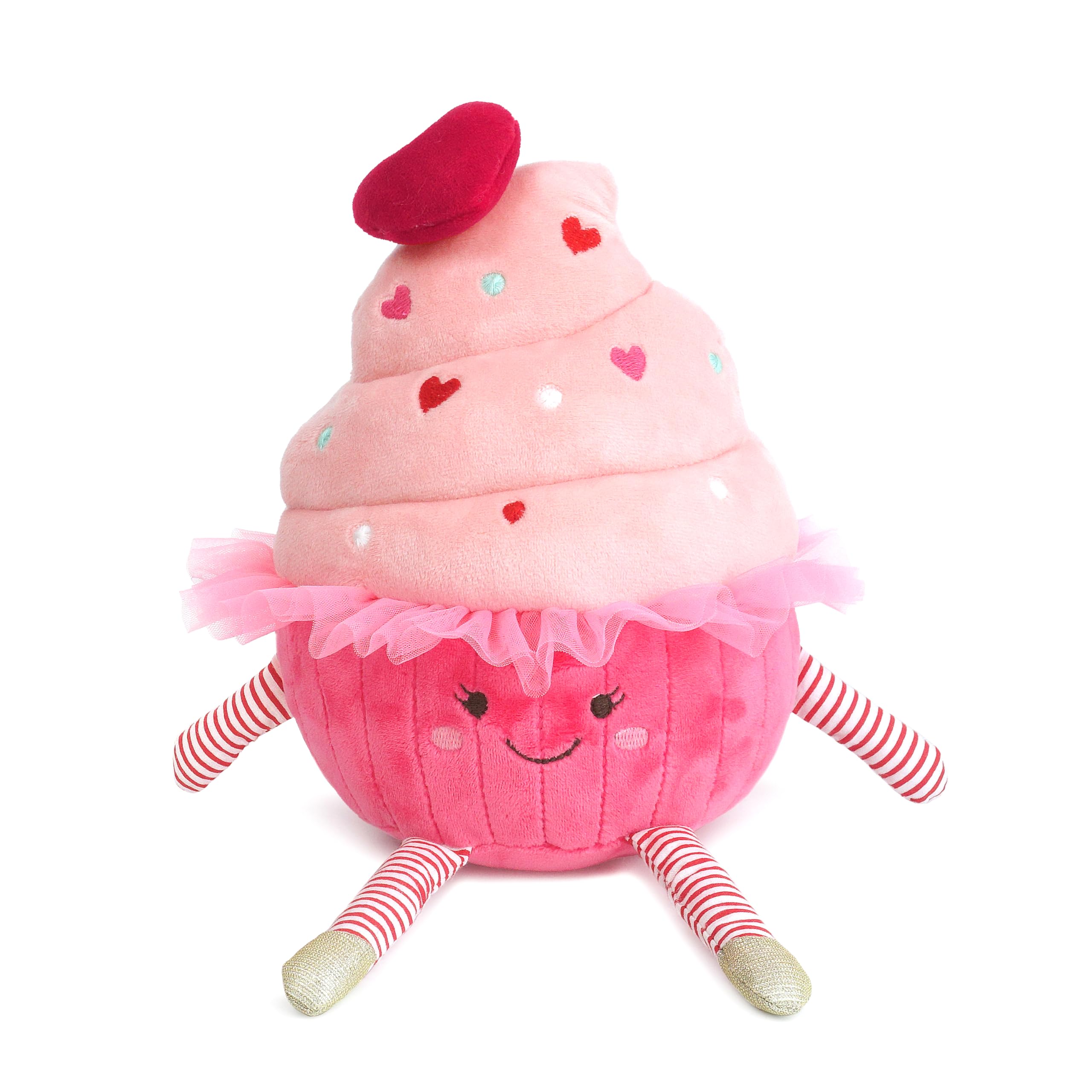 MON AMI Candy Cupcake 12-Inch Plush Toy for Girls | Soft Dessert Stuffed Toy with Candy Arms & Tulle Detail | Cute Playtime Companion | Nursery & Bedroom Décor | Plush Gift for All Ages — image 1