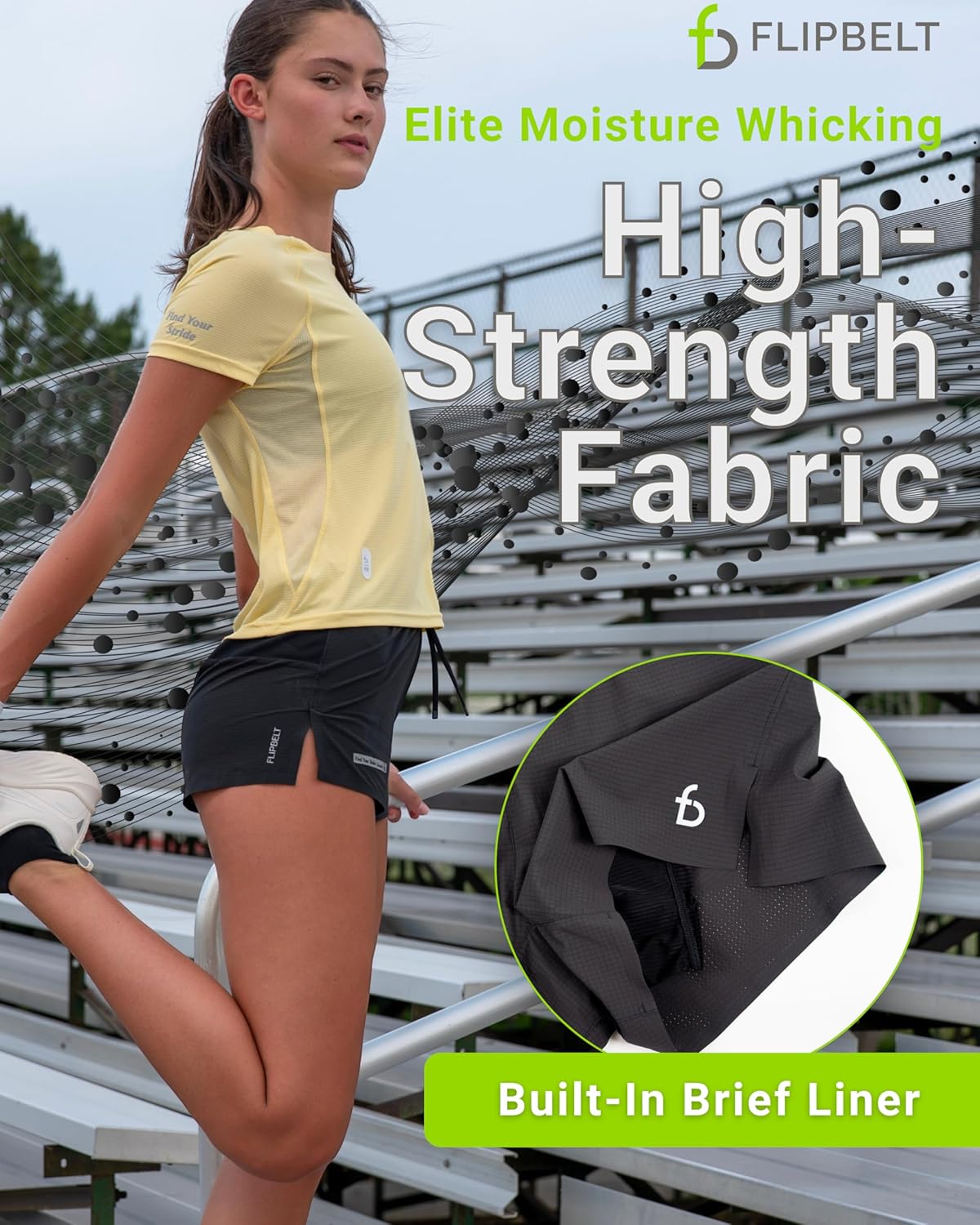 FlipBelt Women's Elite Running Shorts 3.0 - Image 5