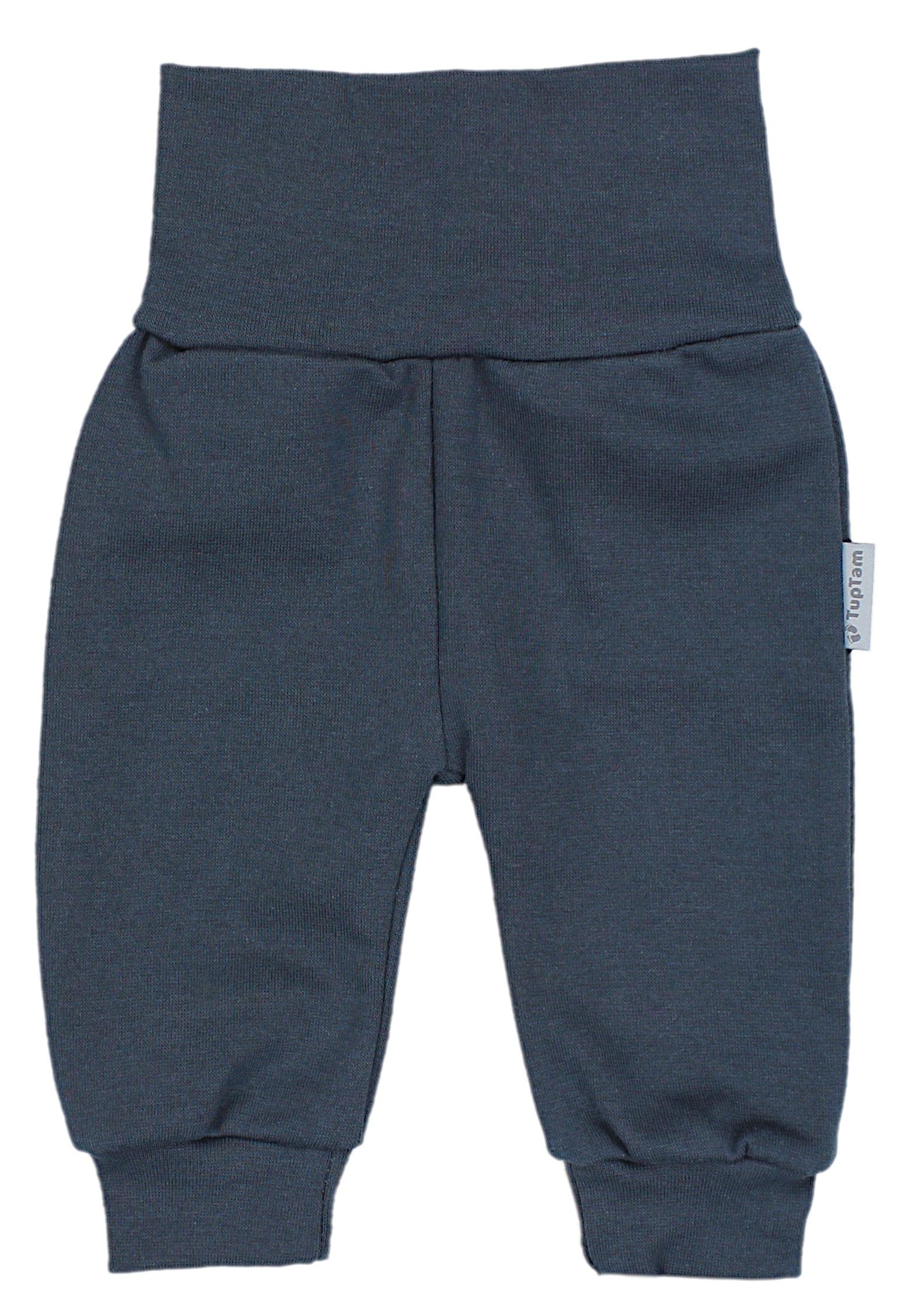 TupTam Pantalones Bebé Niño 3 Unidades – Pantalones Bebe de Algodón con Cintura Ancha y Puños
