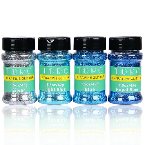 Miniatura 6 de TORC Juego de purpurina fina dorada de 6 onzas para adornos de Navidad, decoración de resina, manualidades, artes, slime, cosméticos