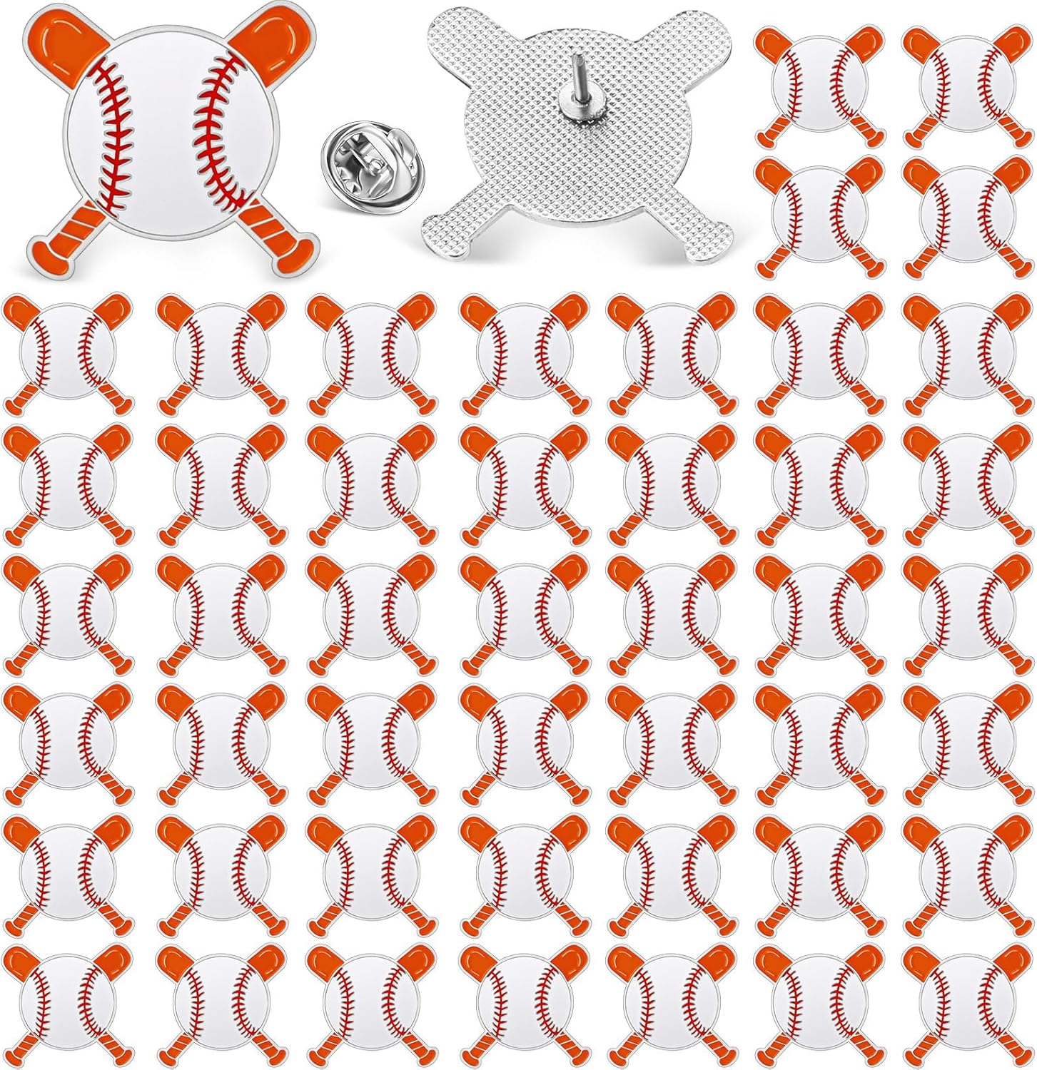 Tondiamo Sports Ball Lapel Pin Bulk Baseball Football Softball Tennis Brooch for Team Training Backpack Hat Cloth Accessories