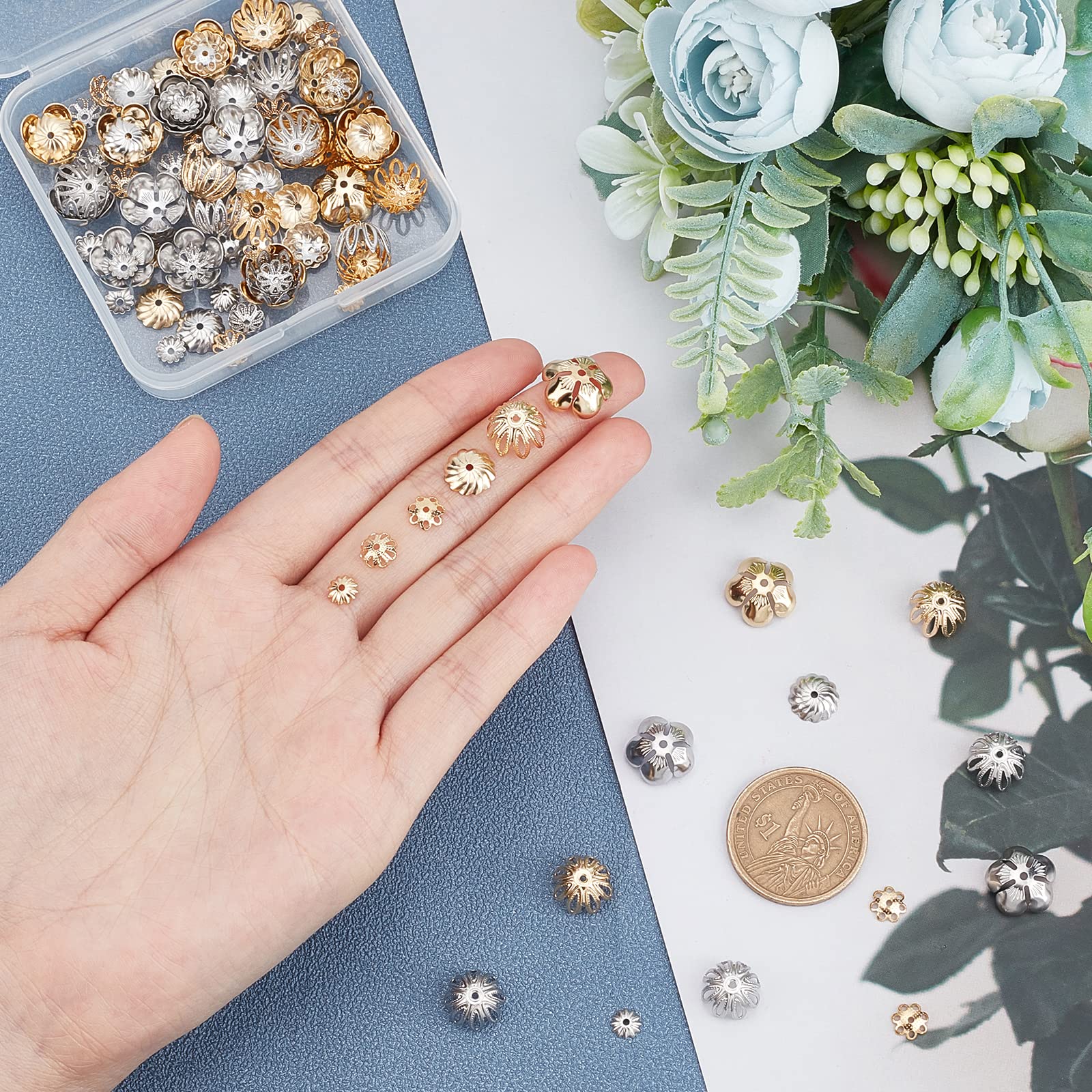 RVS - Gold Spacer - RVS - Kraal - Sparklin Moon