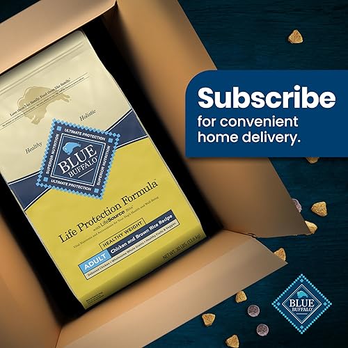 Vista 72 de Blue Buffalo - Alimento seco con la fórmula Life Protection, natural, para perros adultos, con pollo y arroz integral, 5 libras