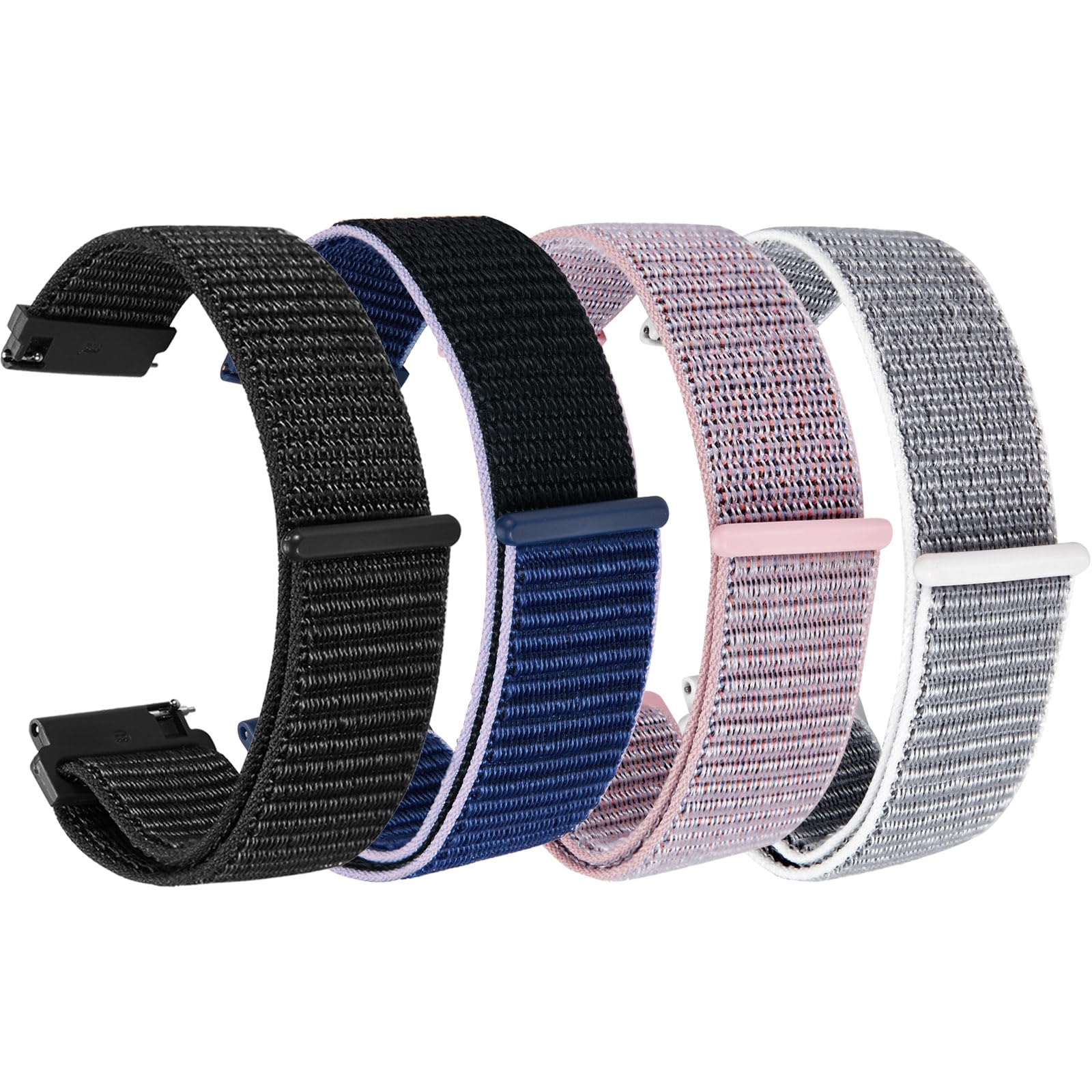 Verbstel Quick Release Replacement Adjustable Compatible with Samsung Galaxy Watch 6 5 4 Band Classic 40mm 44mm 42mm 46mm 43mm 47mm 45mm, Active2/1(