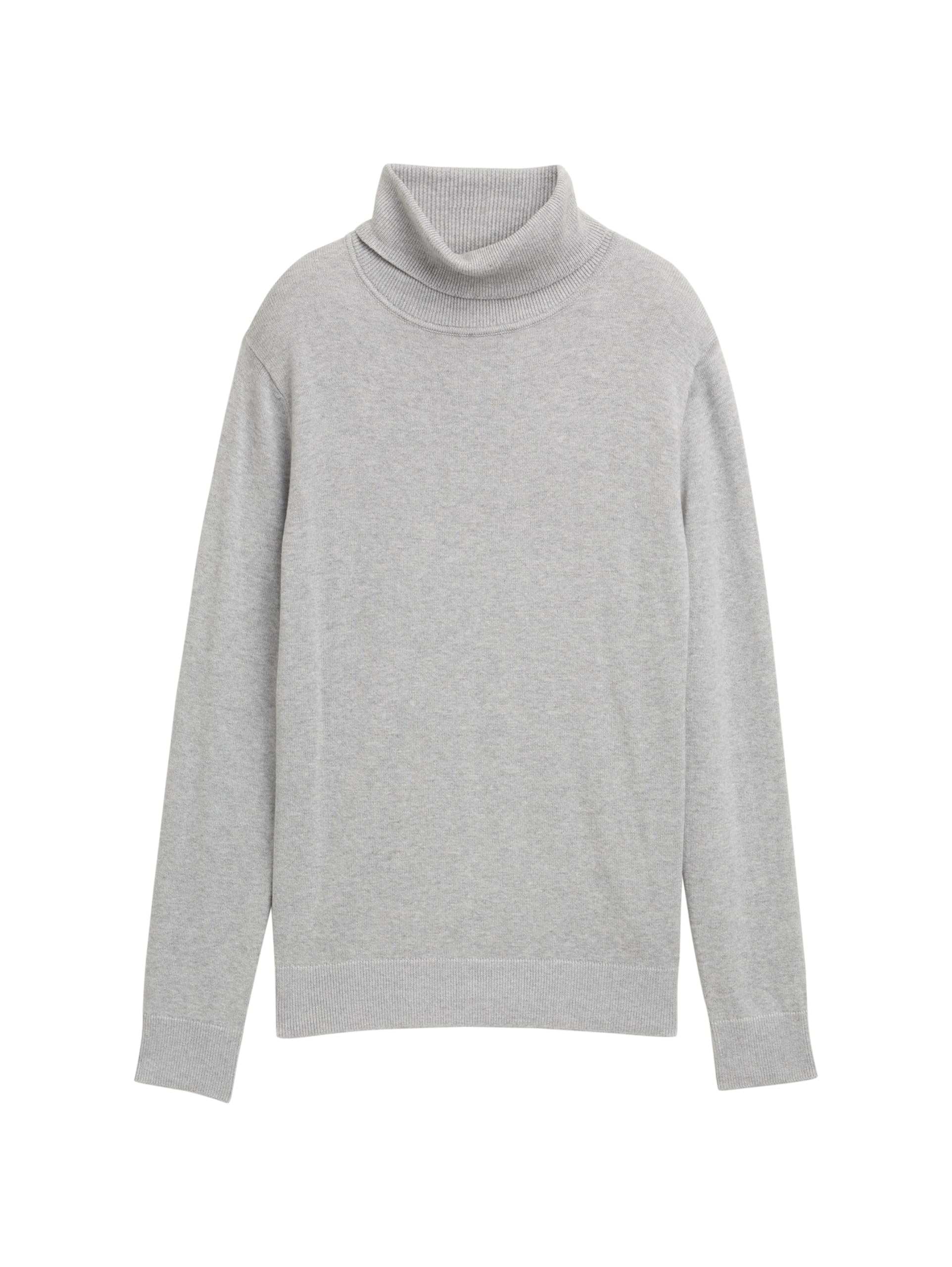 Tom Tailor Damen 1042894 Basic Pullover mit Rollkragen (1er Pack)