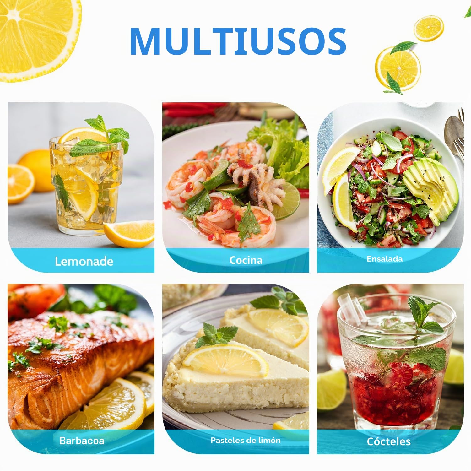 Sopito Exprimidor de limones manual para cocina, cócteles, bares