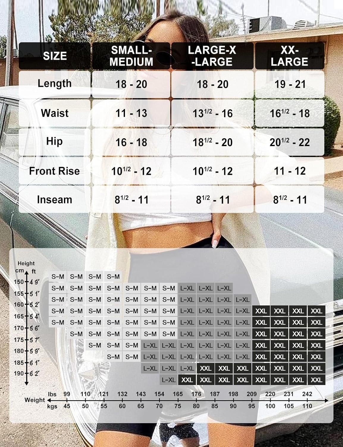 Bluemaple 3 Pack Biker Shorts Women High Waisted- 8" Tummy Control,Ultra-Comfort for Workouts,Yoga & Daily Wear with Pockets - Image 6