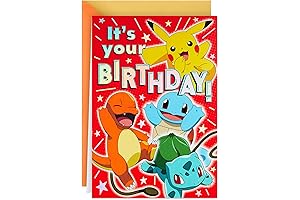 Adorable Pokémon Valentine's Day Pop-Up Card for Kids