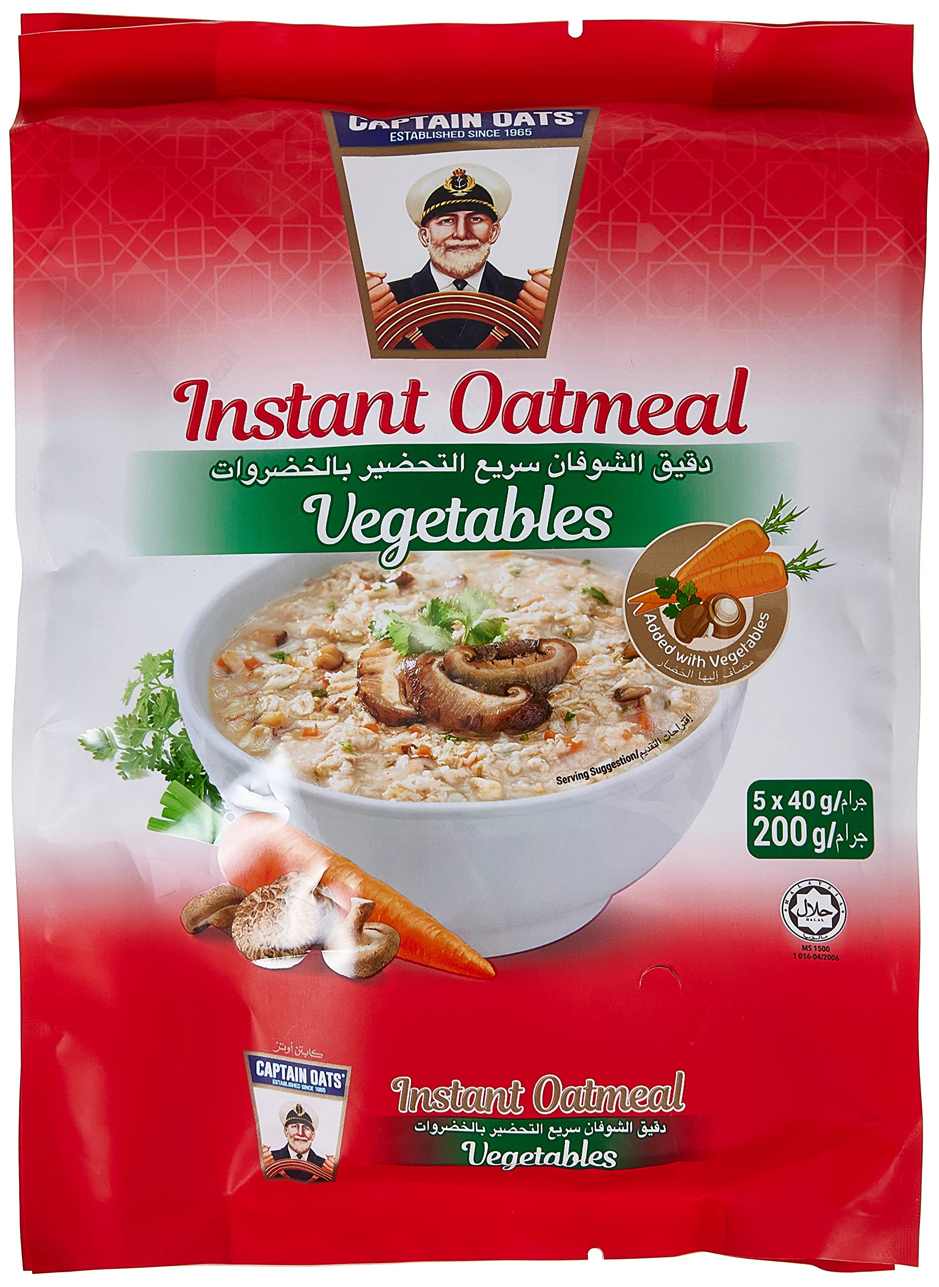 Captain Oats INSTANT OATMEAL VEGETABLE 200GM
