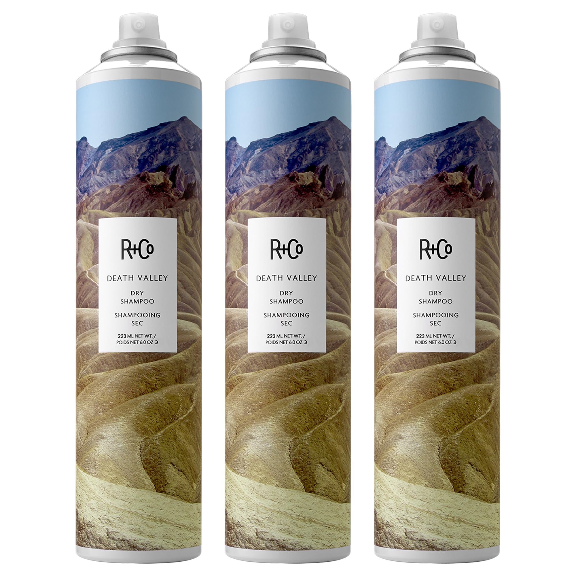 R+Co DEATH VALLEY Dry Shampoo – Oil-Absorbing & Volumizing Spray, Refreshes Hair Between Washes, All Hair Types