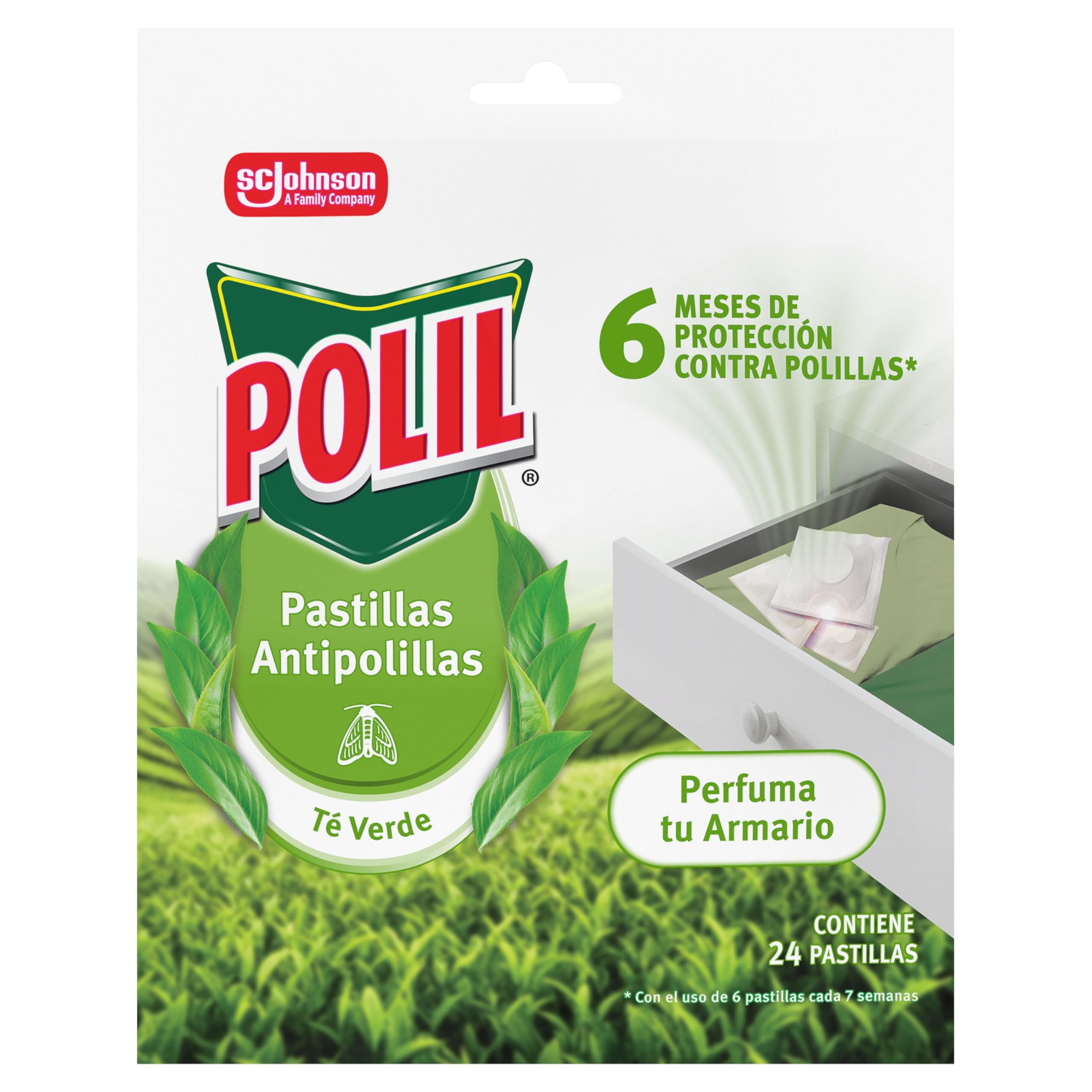 Polil® Pastillas Lavanda Fresca, Perfuma el armario y protege tu ropa, 24 Unidades — view 6