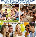 Jeux d'échecs avec 20 Des pierres, 2026 Nouveau jeu de société multijoueur, Portable Chess Game pour les enfants Adultes Famille avec Rope Party Travel & Camping, Jeux de famille