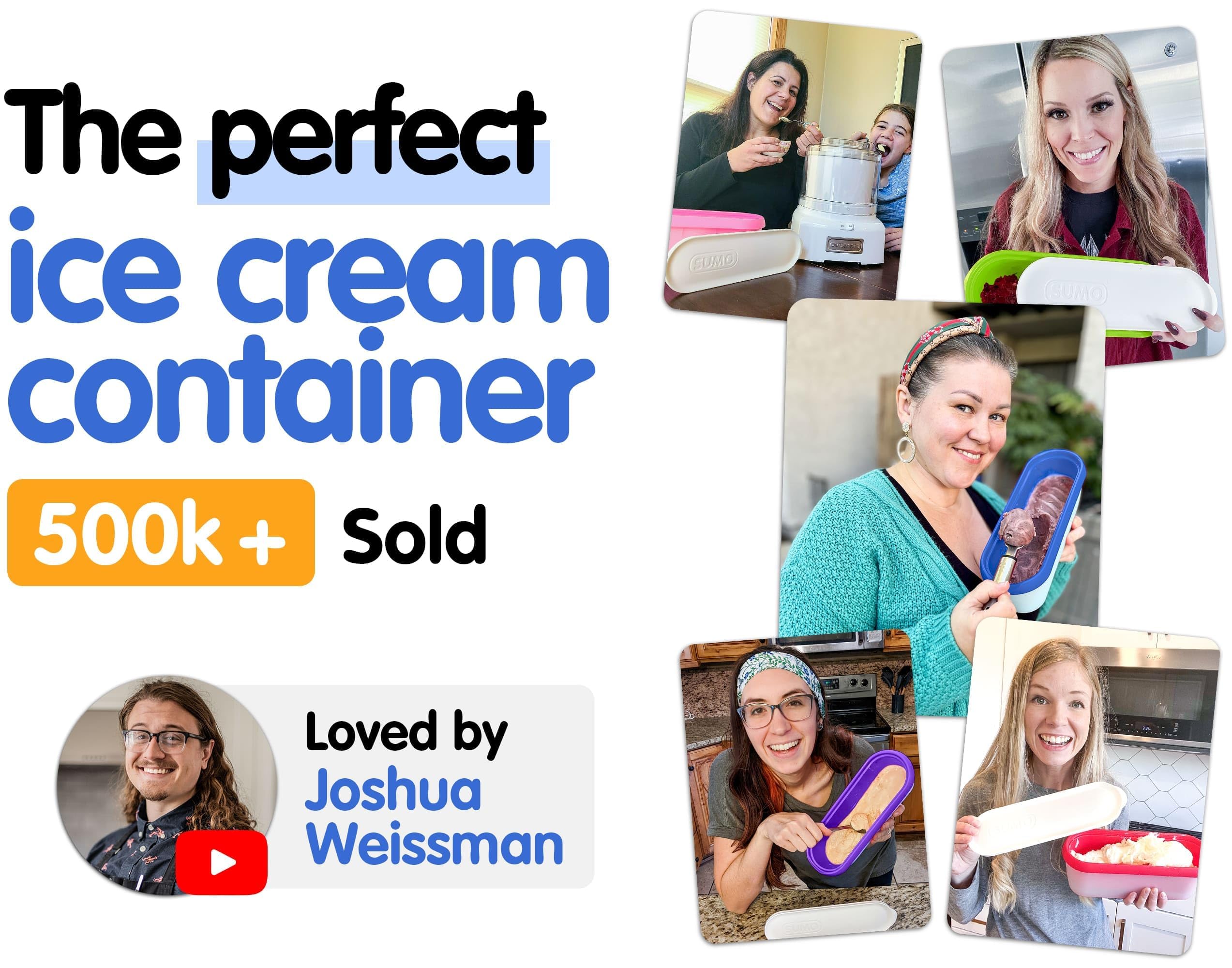 SUMO Ice Cream Containers - Keep Ice Cream Firm! -6