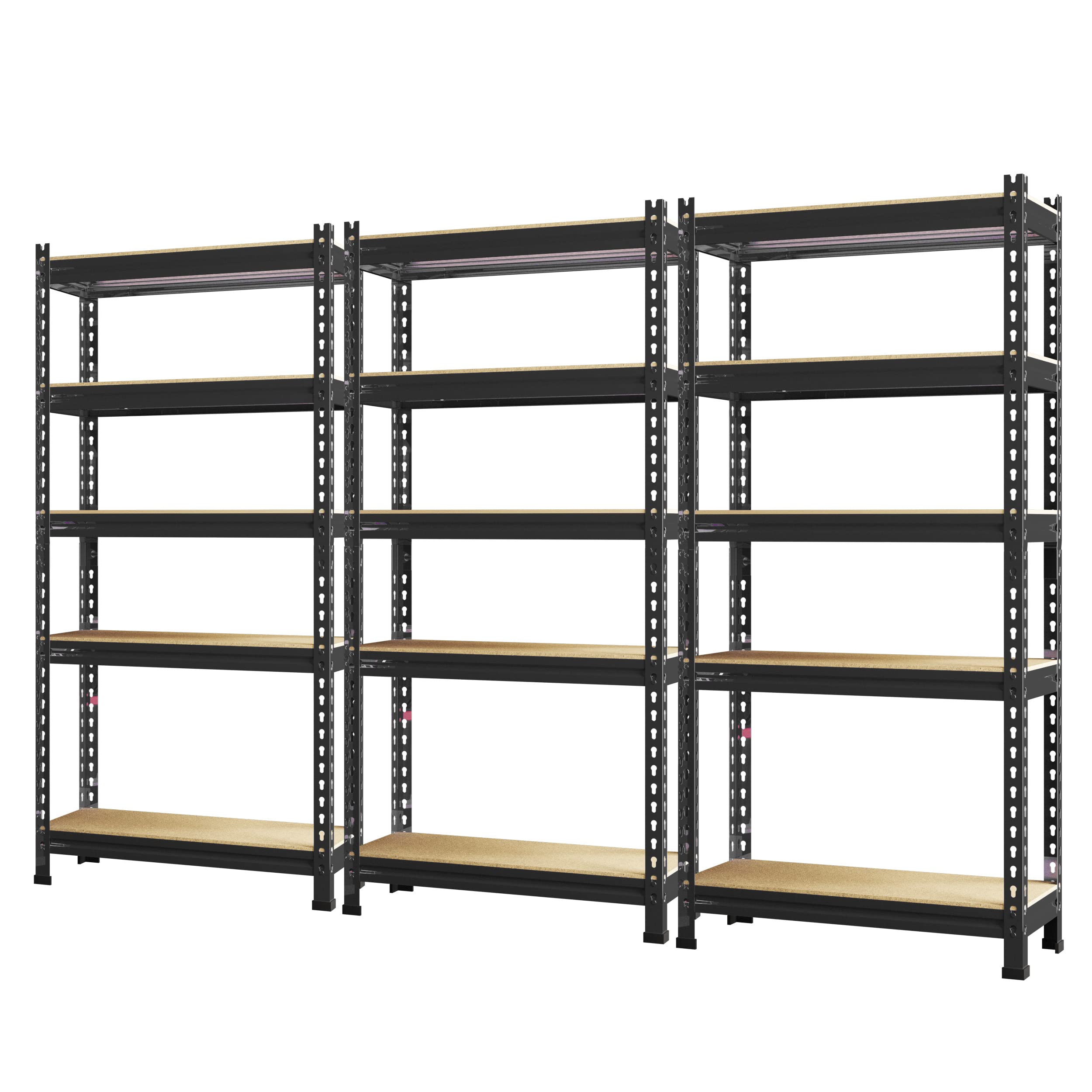 Buy PrimeZone Storage Shelves 3 Pack 5 Tier Adjustable Garage Storage