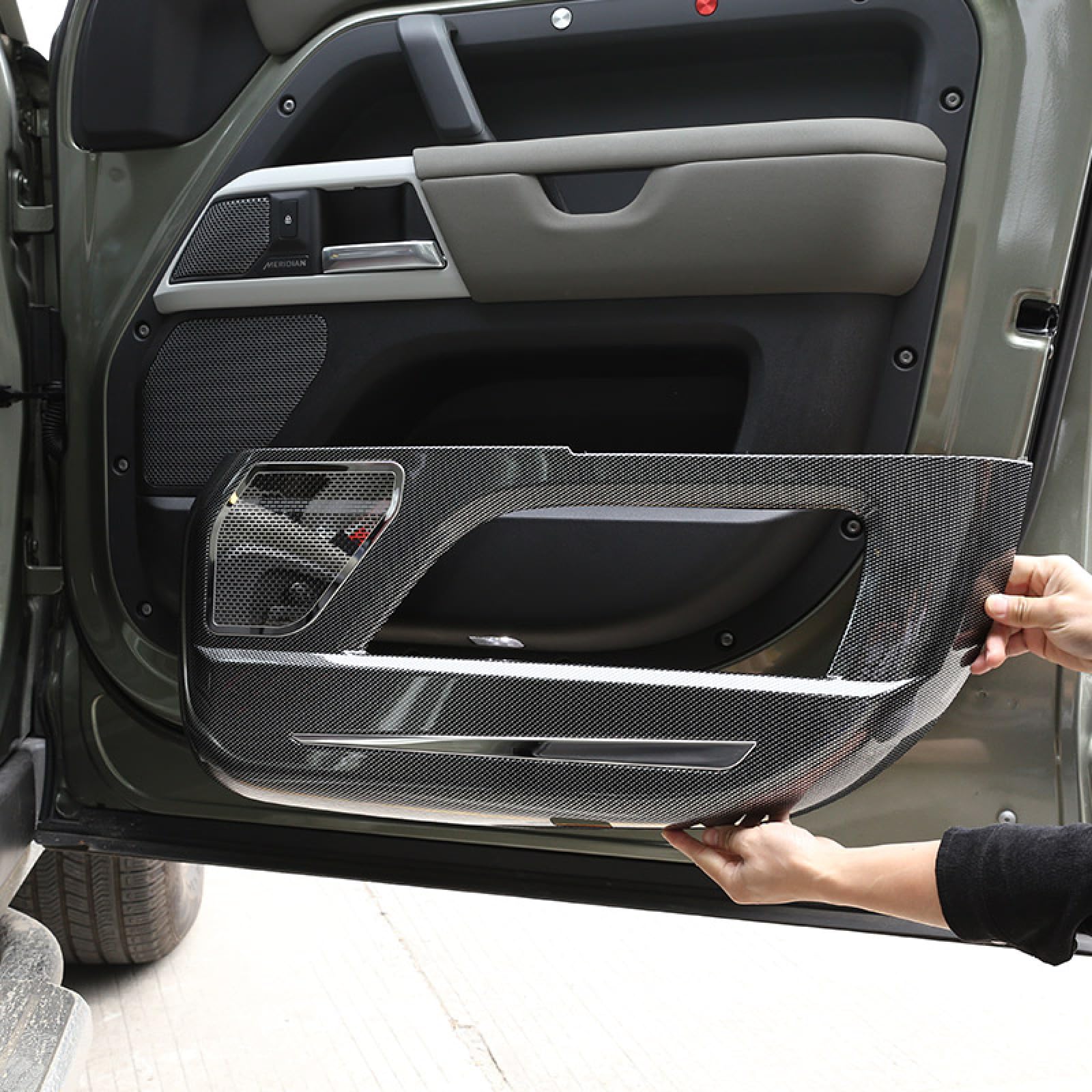 Auto-Innenverkleidungszubehör – ABS – Innentür-Schutzverkleidung, für Land Rover Defender 90 110 2020-2023