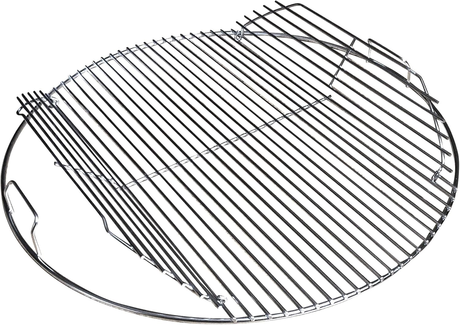 22 Inch 201 Stainless Steel Hinged/Cooking Replacement 22” grill grate - Compatible with Weber 22" Charcoal Grills - Kettle Charcoal BBQ Grilling Accessories