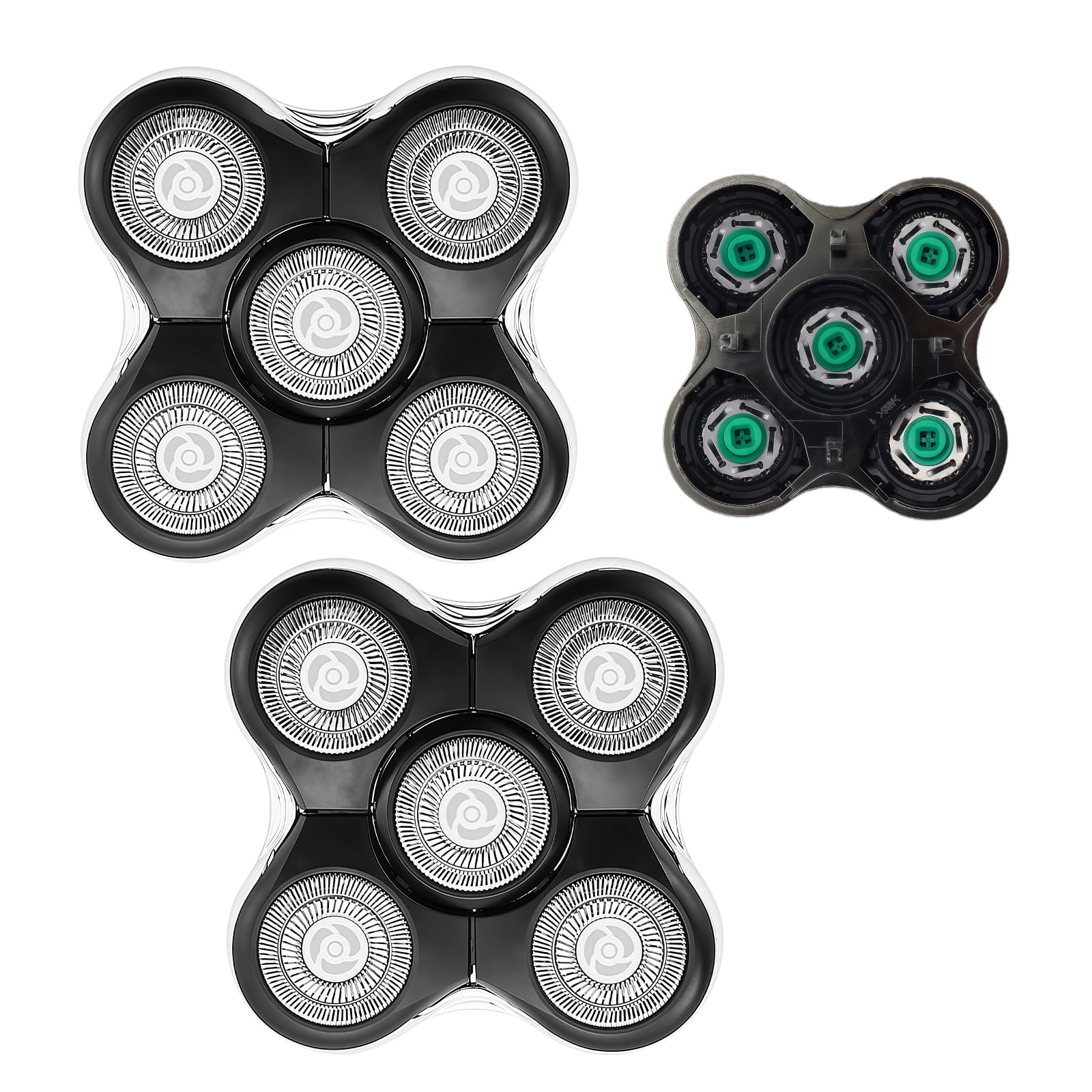 Wymienne głowice do golenia, pasują do golarek Remington Bald i X R1600/Rx7/Boss X R7120/X R7100, 2 sztuki