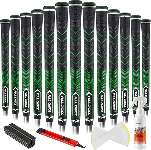 Miniatura 12 de Puños de golf de goma, paquete de 13 unidades, de alta tracción, antideslizantes, textura avanzada, elige entre 13 puños o 13 puños con kit